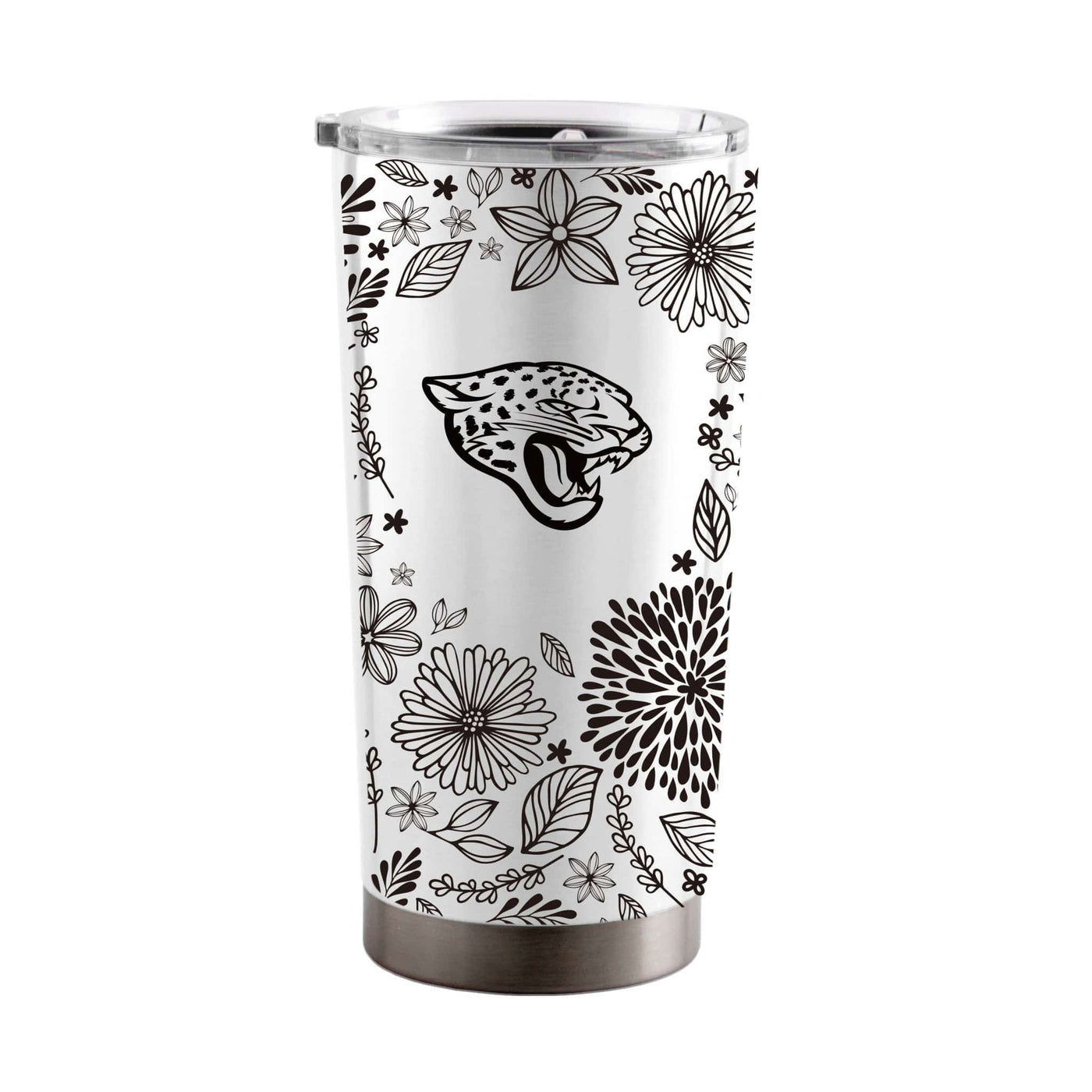 Jacksonville Jaguars 20oz Botanical Stainless Steel Tumbler - Logo Brands