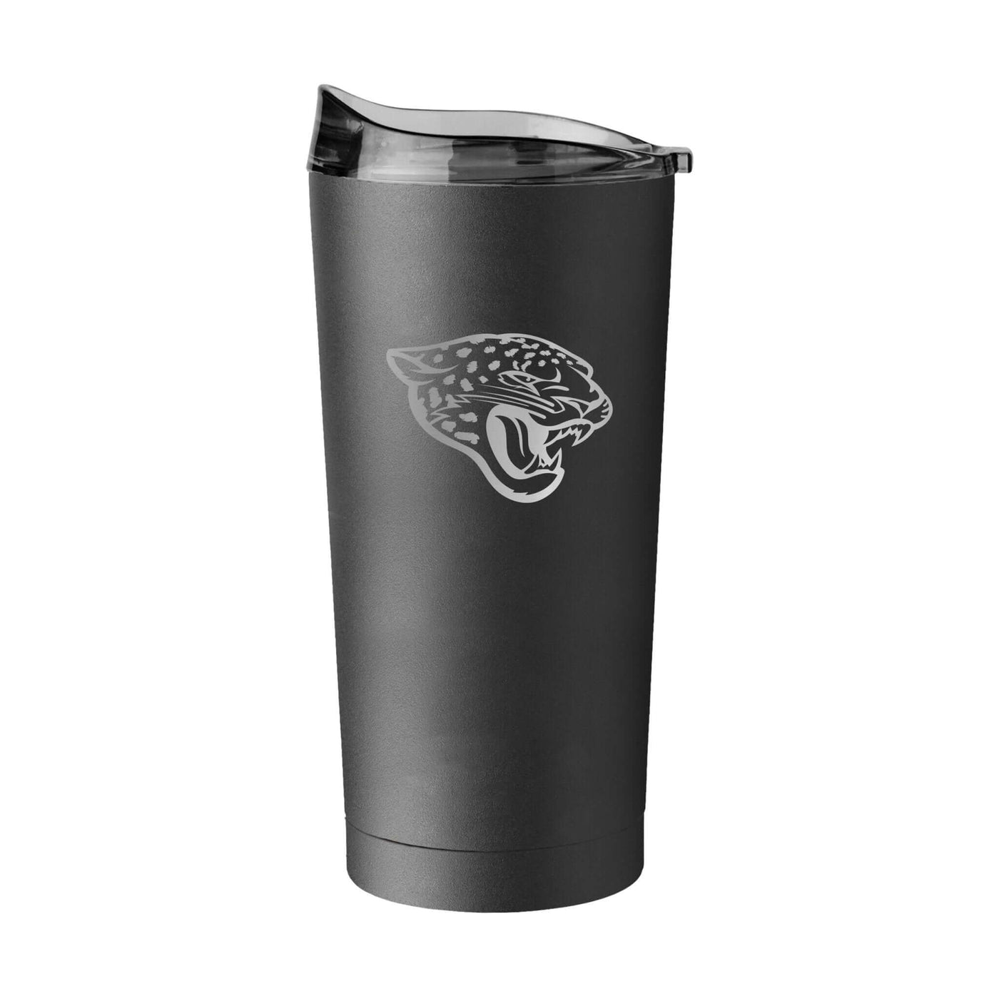 Jacksonville Jaguars 20oz Etch Black Powder Coat Tumbler - Logo Brands