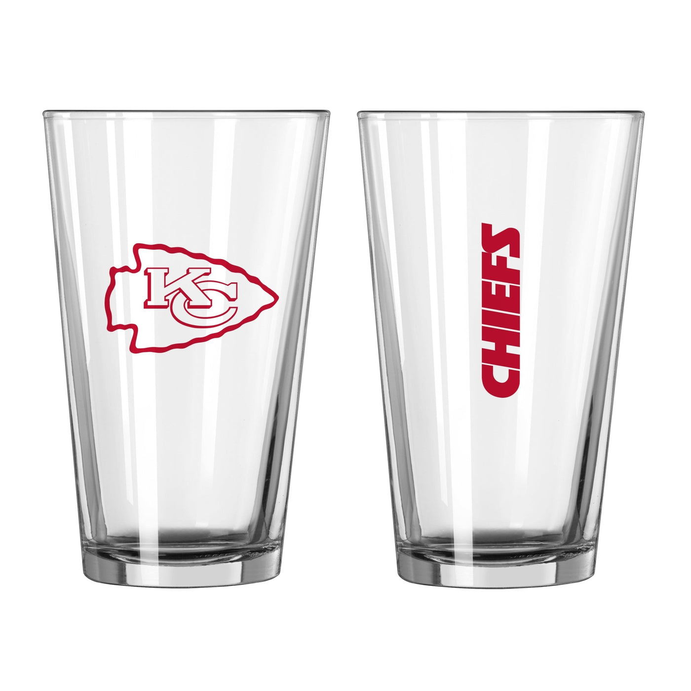 Kansas City Chiefs 16oz Gameday Pint Glass - Logo Brands