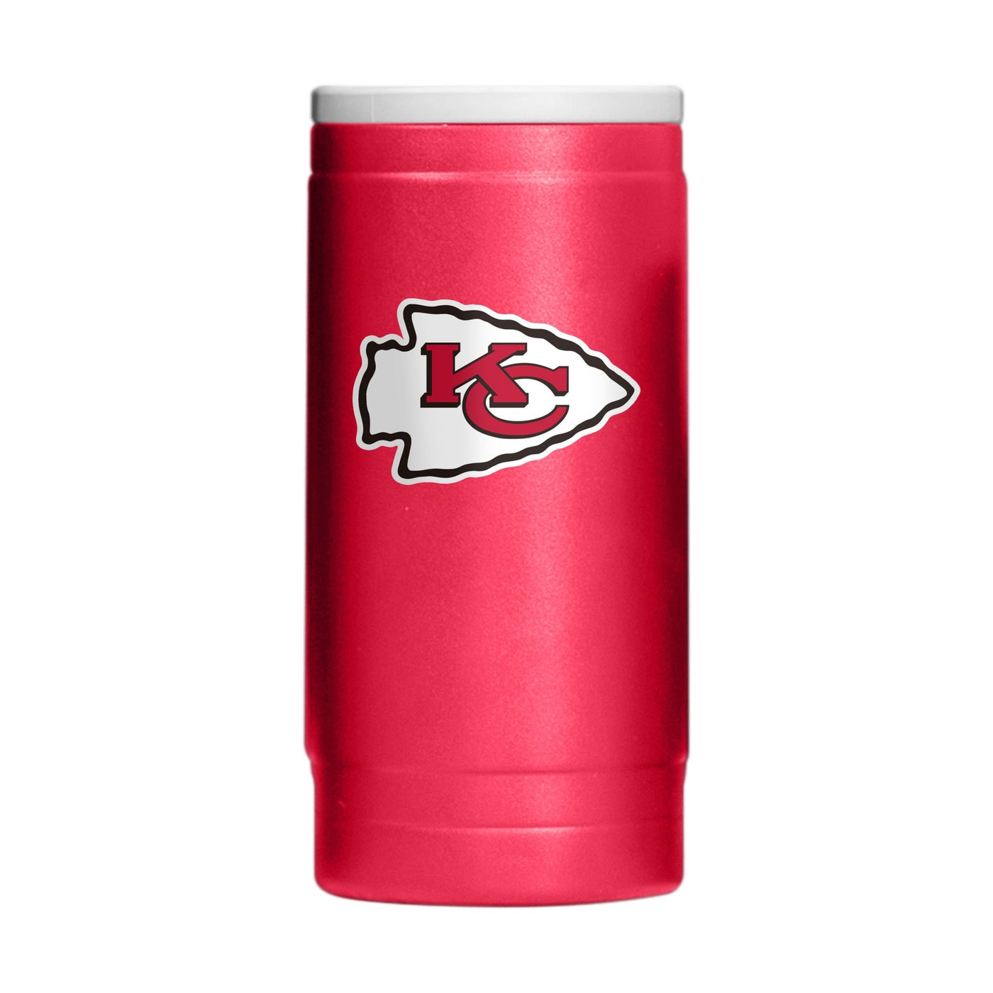 Kansas City Chiefs Flipside Powder Coat Slim Can Coolie - Logo Brands