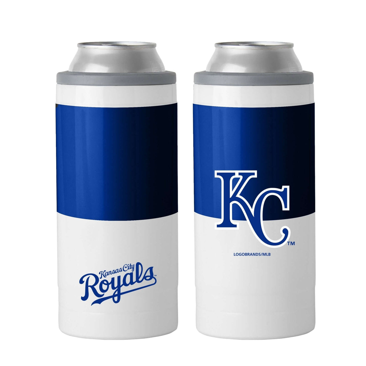 Kansas City Royals 12oz Colorblock Slim Can Coolie - Logo Brands