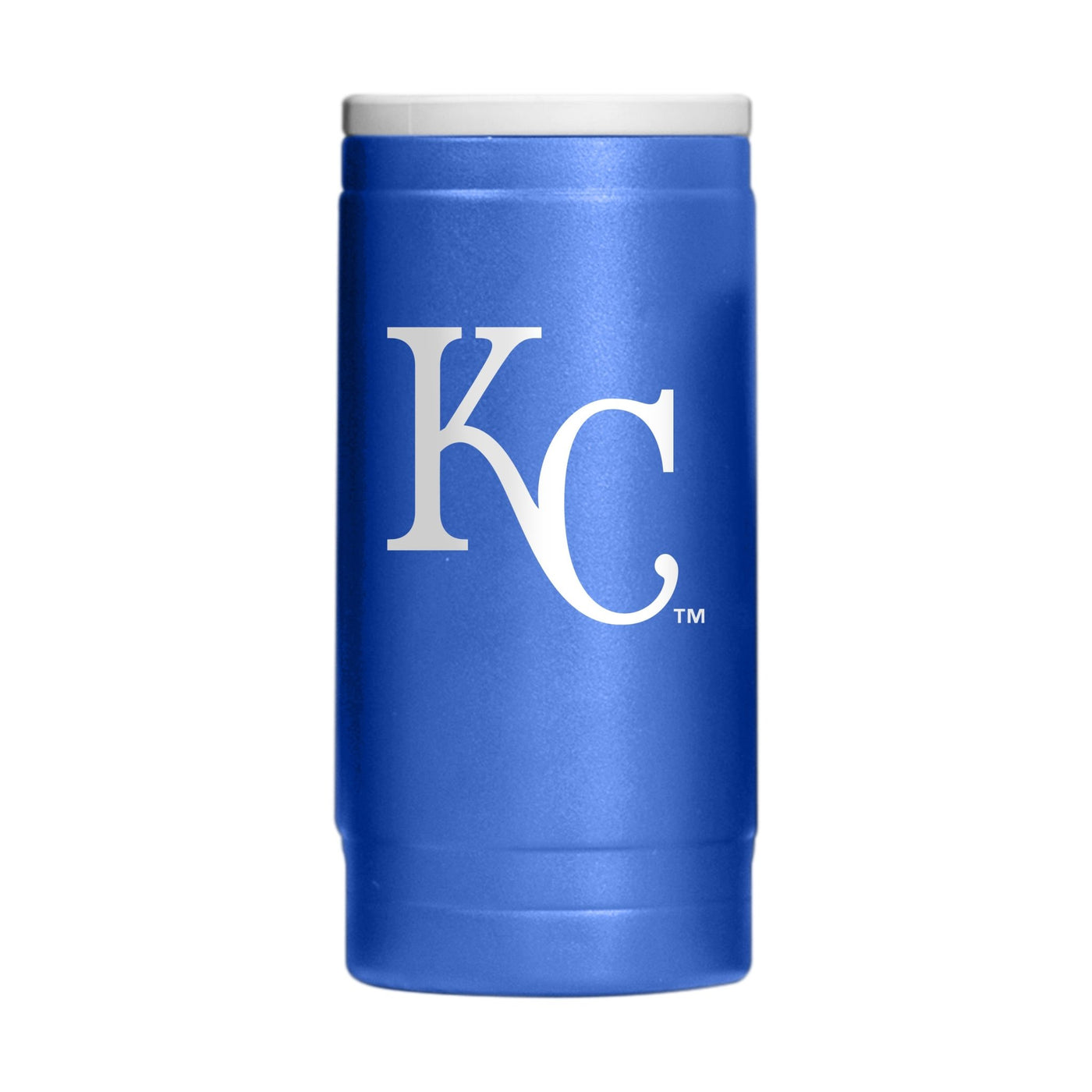 Kansas City Royals Flipside Powder Coat Slim Can Coolie - Logo Brands