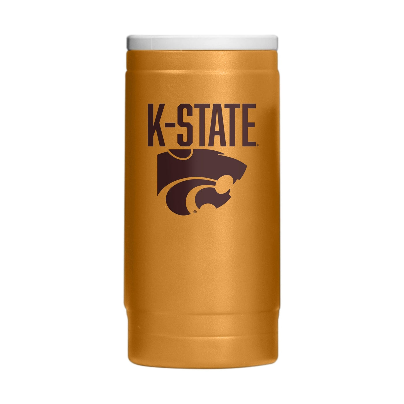 Kansas State 12oz Huddle Powdercoat SlimCan Coolie - Logo Brands