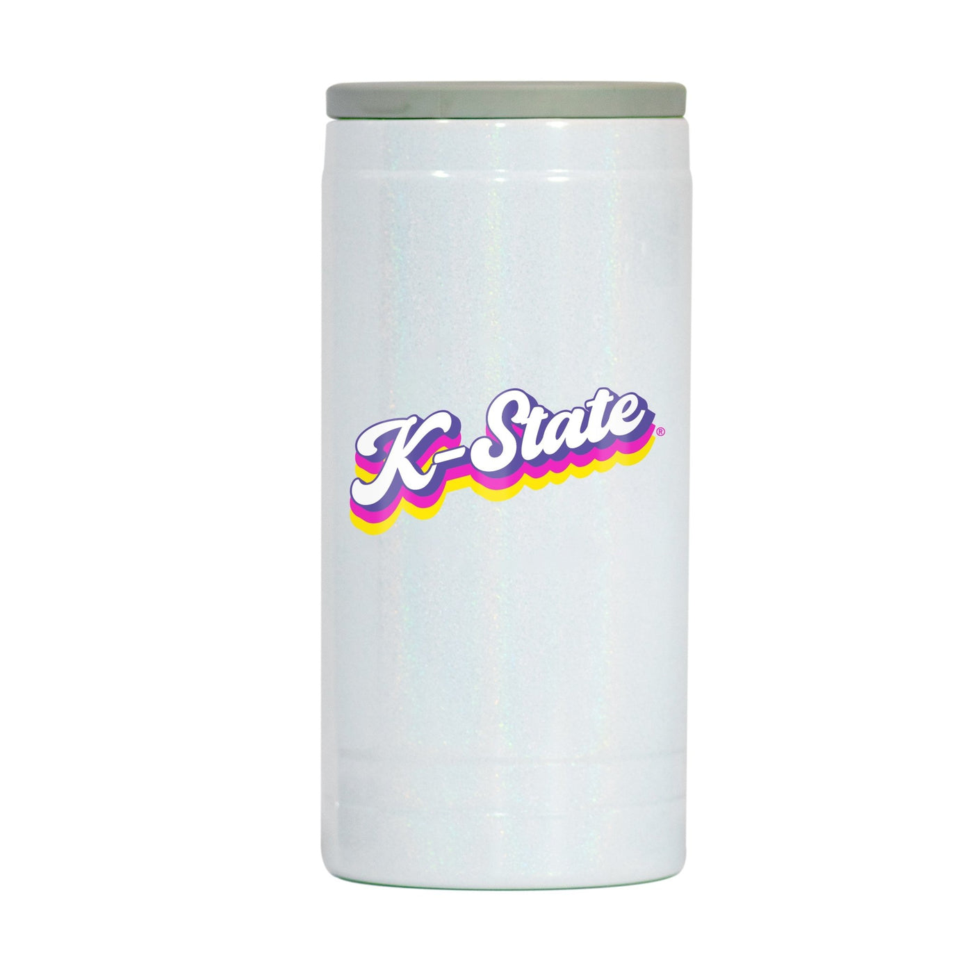 Kansas State 12oz Shadow Iridescent Slim Coolie - Logo Brands