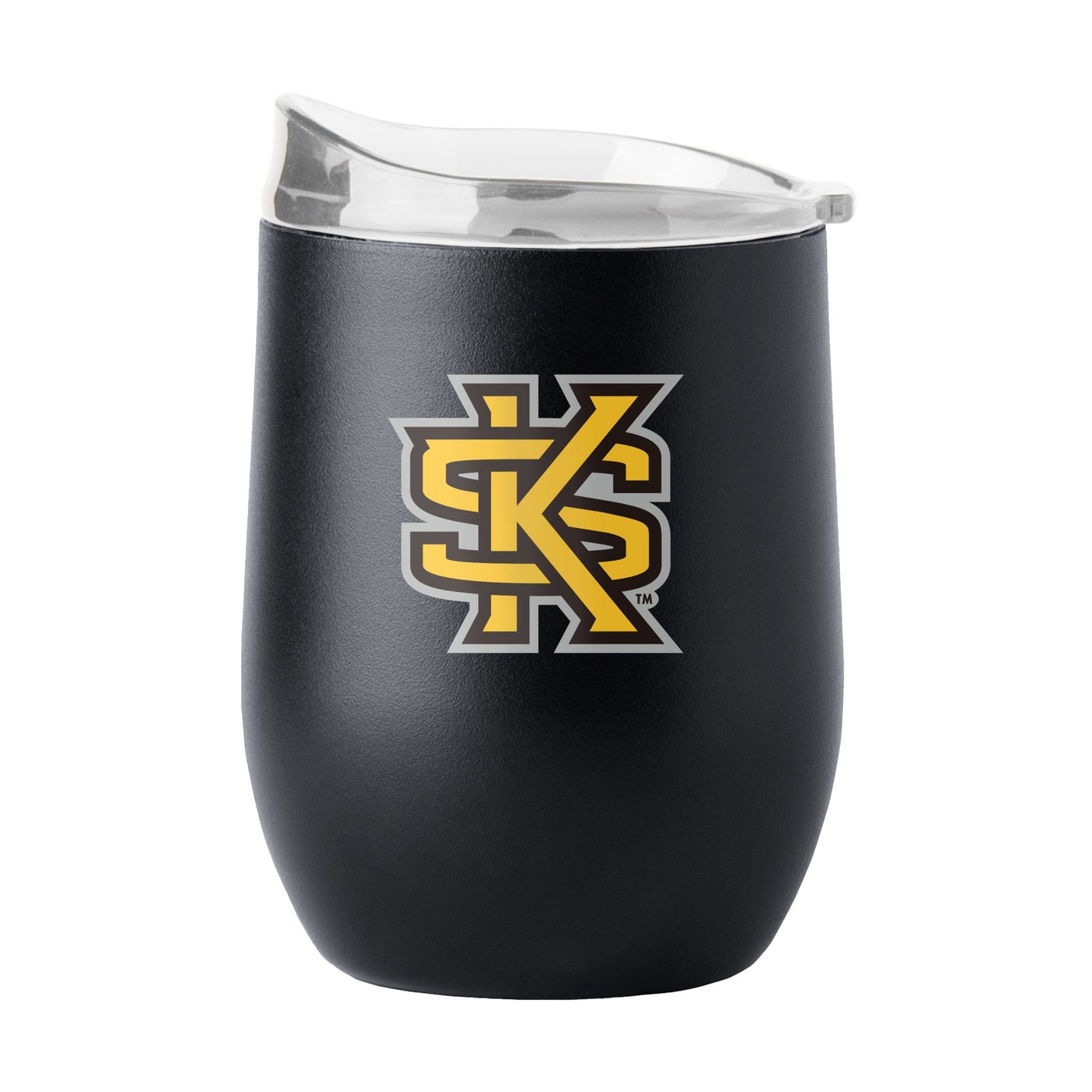 Kennesaw State 16oz Flipside Powder Coat Curved Bev - Logo Brands