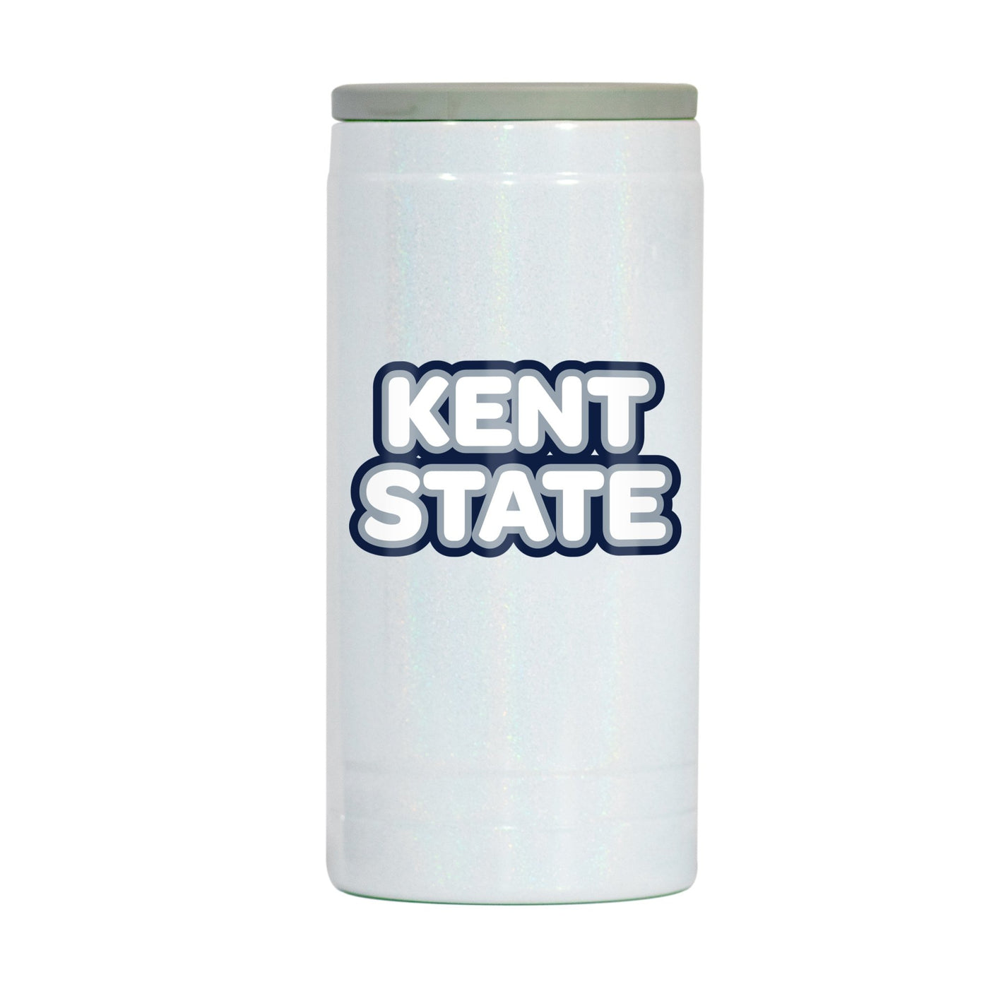 Kent State 12oz Bubble Iridescent Slim Coolie - Logo Brands