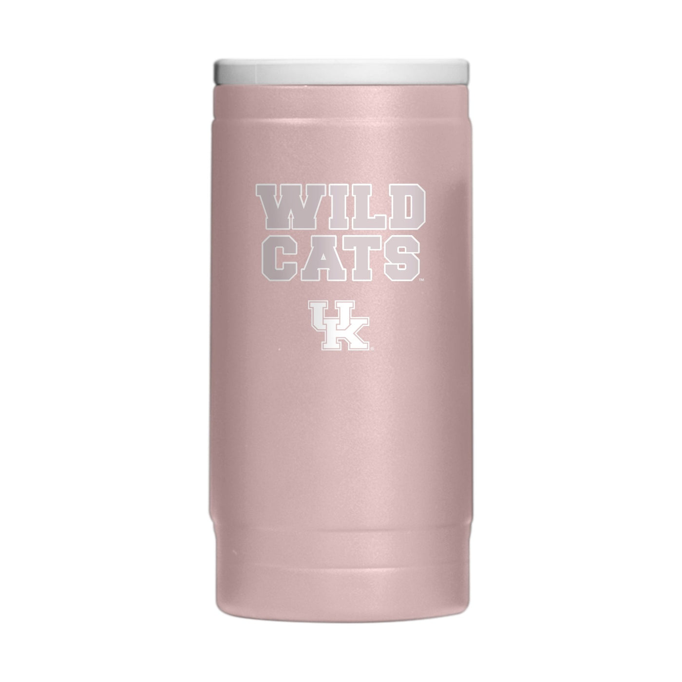 Kentucky 12oz Stencil Powder Coat Slim Can Coolie - Logo Brands