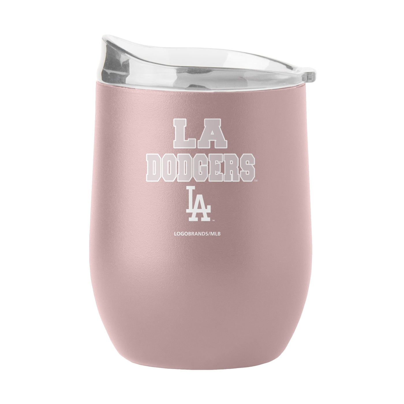 LA Dodgers 16oz Stencil Powder Coat Curved Beverage - Logo Brands