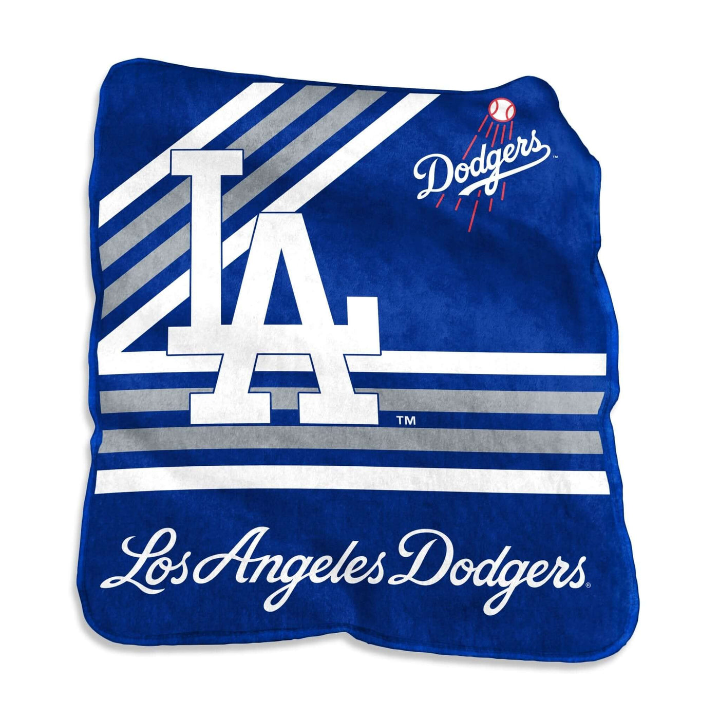 LA Dodgers Raschel Throw - Logo Brands