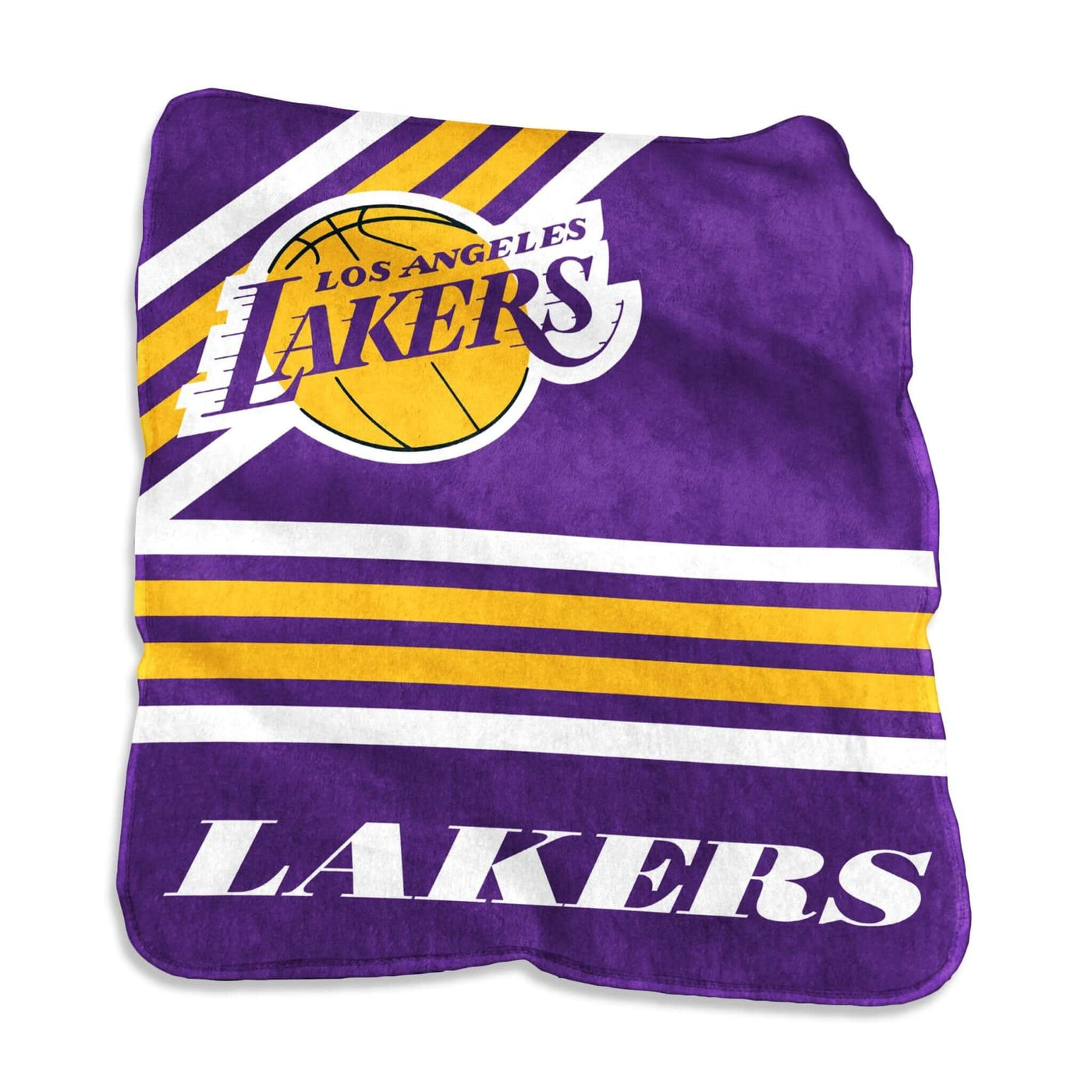 LA Lakers Raschel Throw - Logo Brands