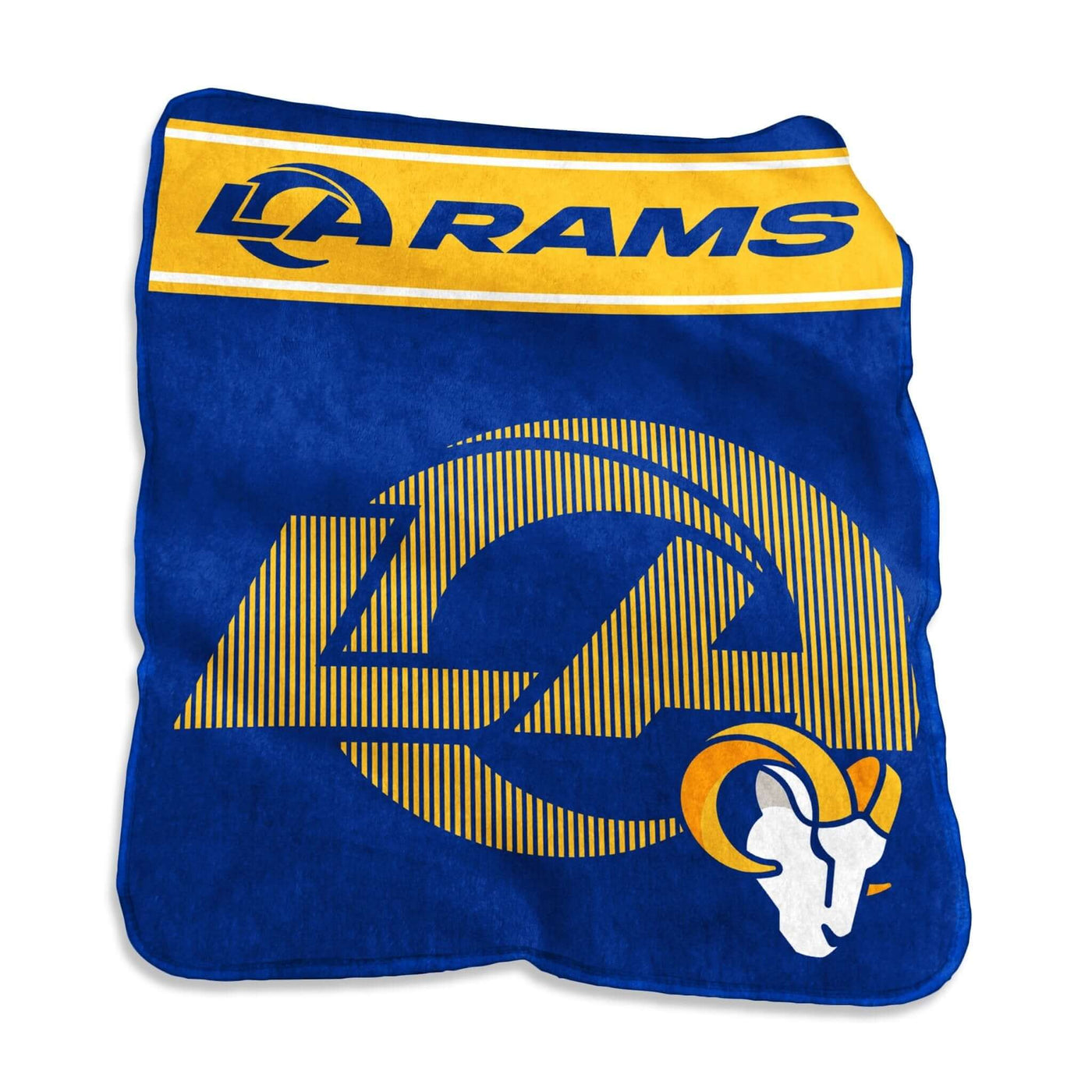 LA Rams 60x80 Raschel Throw - Logo Brands