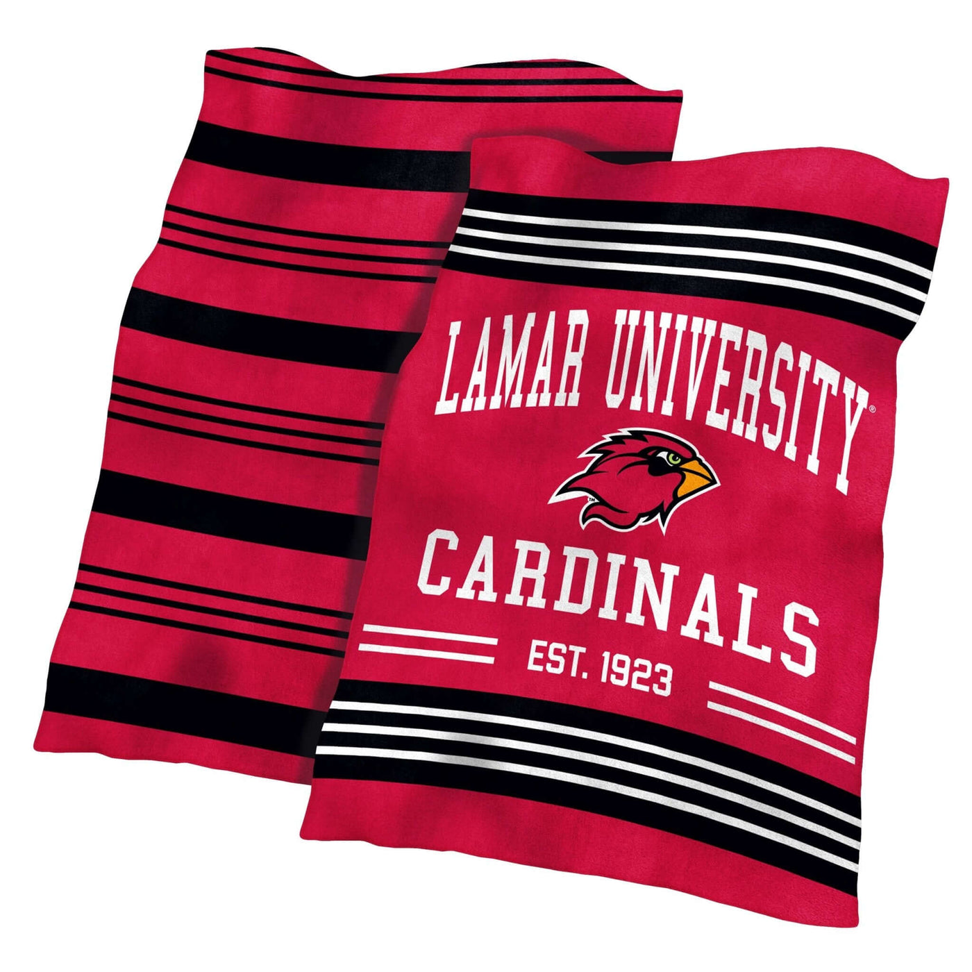 Lamar Colorblock Plush Blanket - Logo Brands