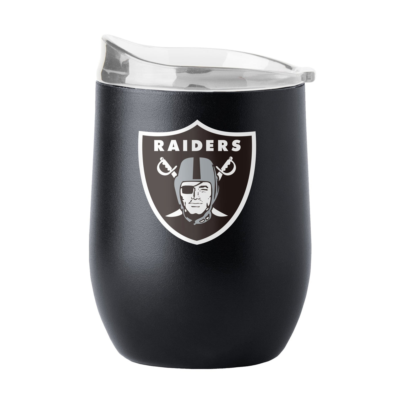 Las Vegas Raiders 16oz Flipside Powder Coat Curved Beverage - Logo Brands
