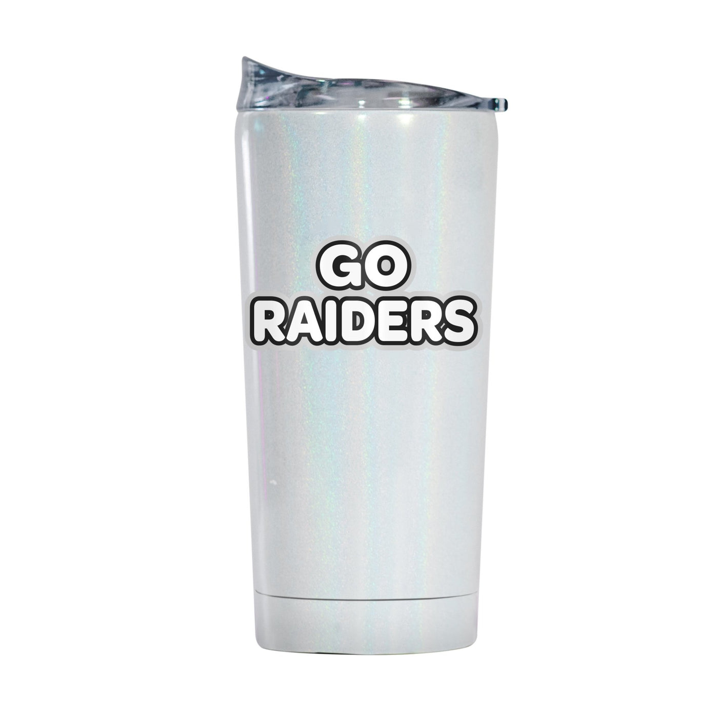 Las Vegas Raiders 20oz Bubble Iridescent Tumbler - Logo Brands