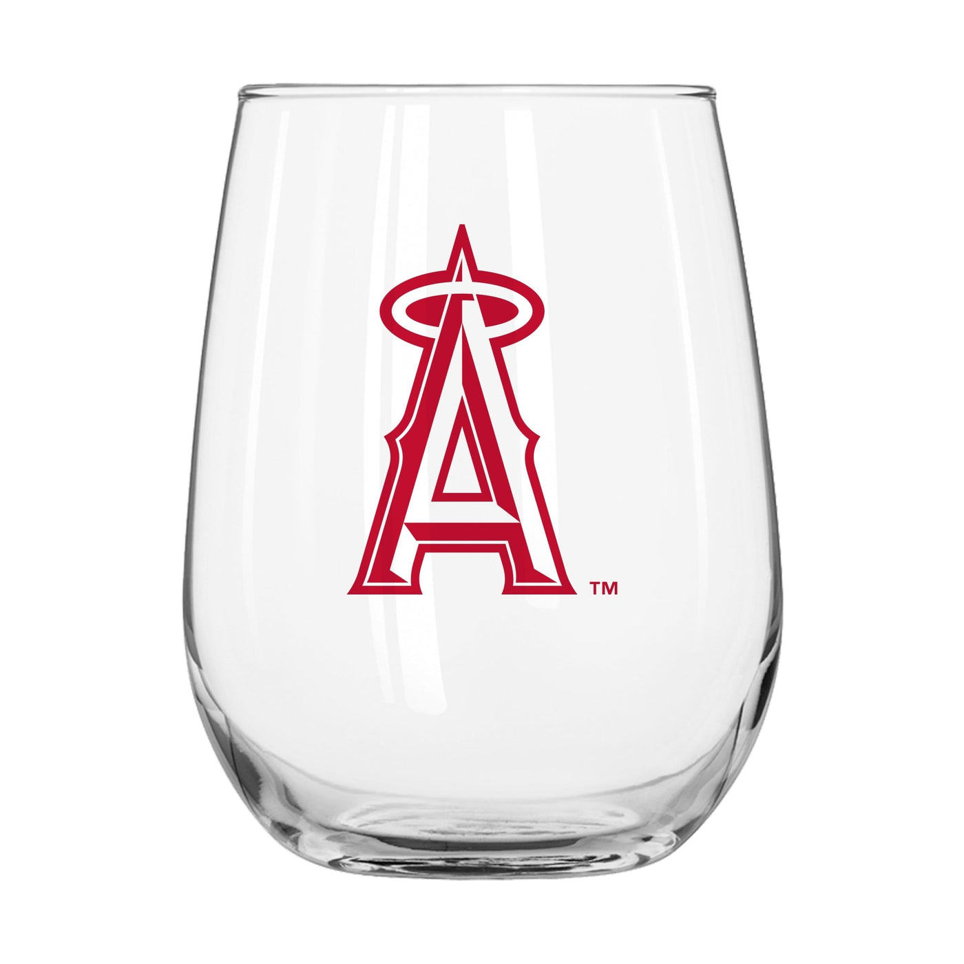 Los Angeles Angels 16oz Gameday Curved Beverage Glass - Logo Brands
