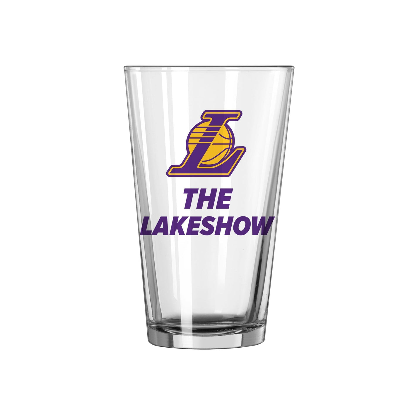 Los Angeles Lakers 16oz Slogan Pint Glass - Logo Brands