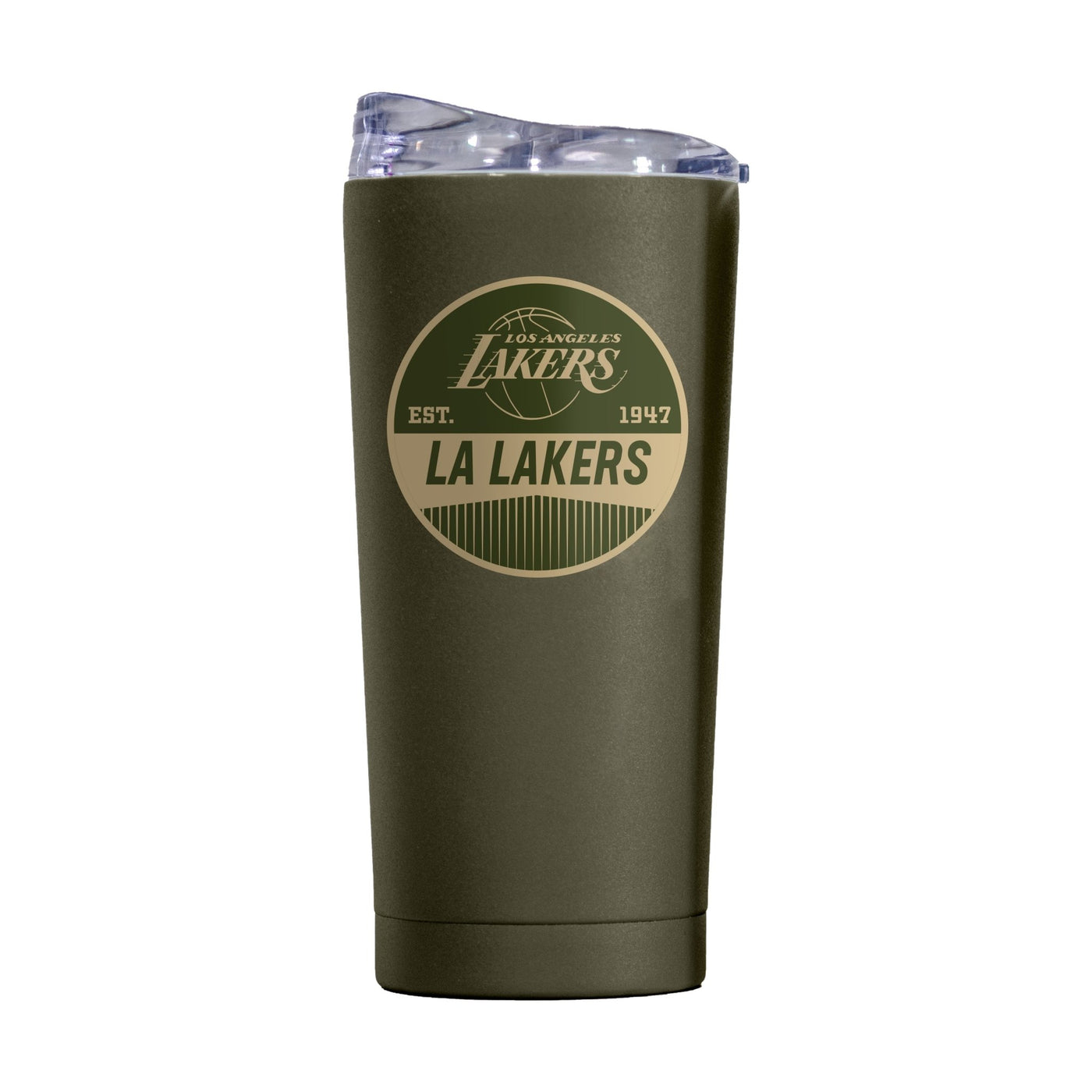 Los Angeles Lakers 20oz Badge Powder Coat Tumbler - Logo Brands