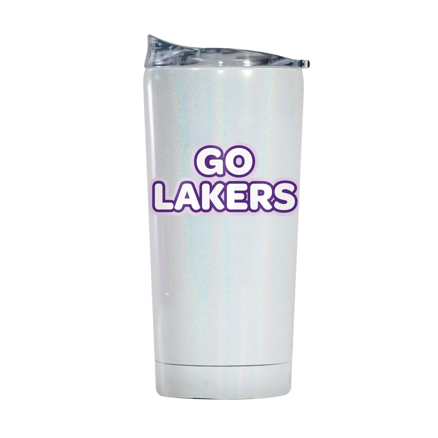 Los Angeles Lakers 20oz Bubble Iridescent Tumbler - Logo Brands