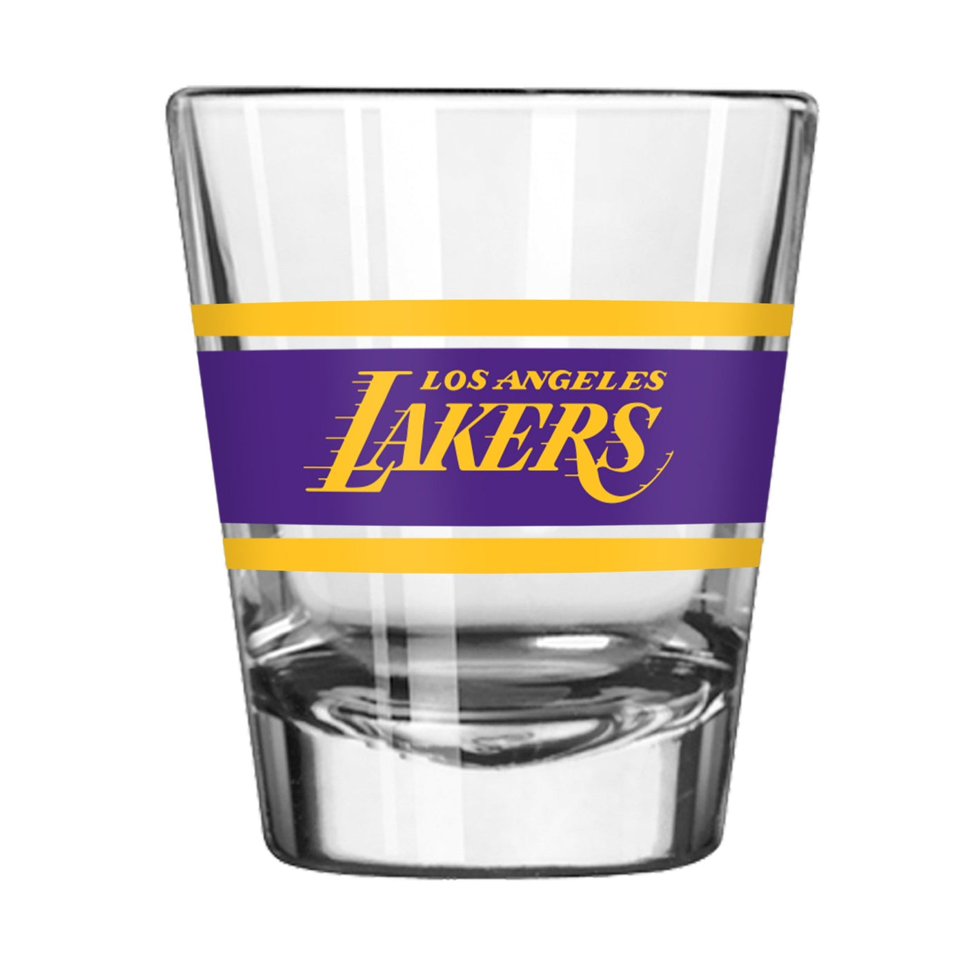 Los Angeles Lakers 2oz Stripe Shot Glass - Logo Brands