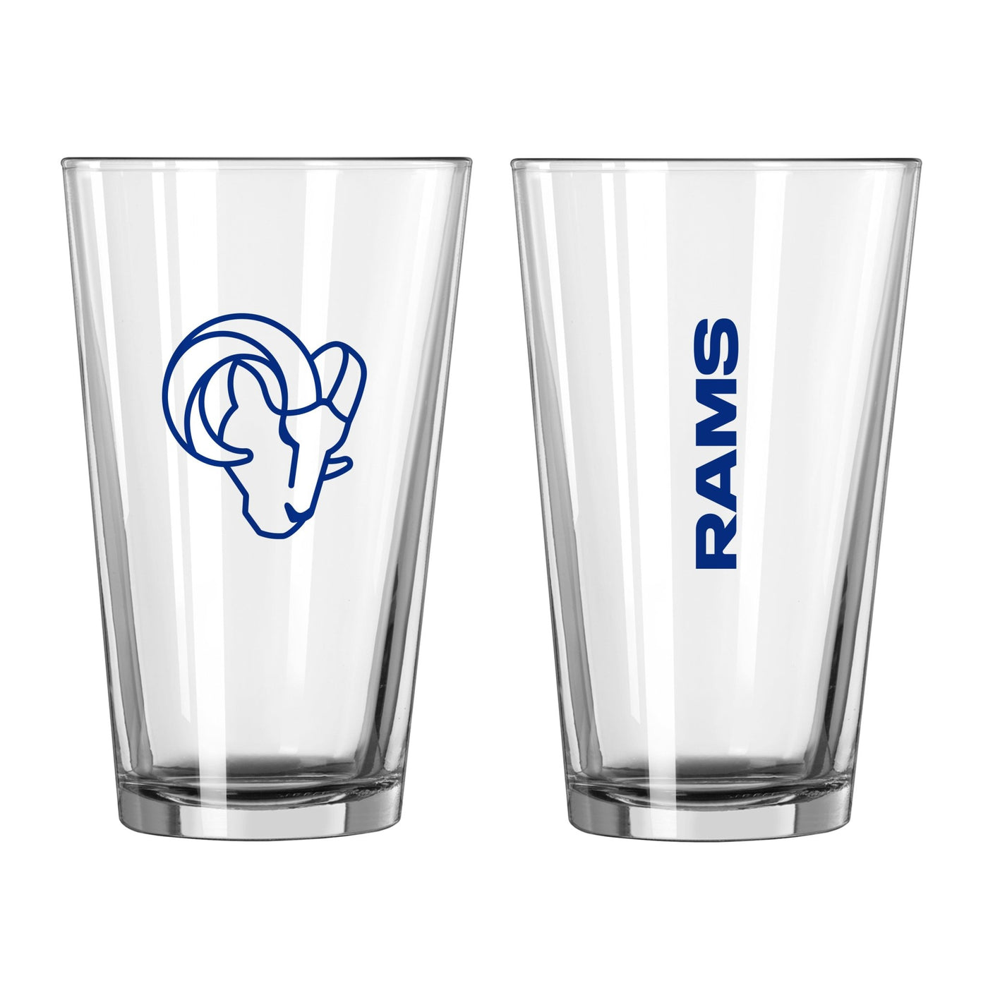 Los Angeles Rams 16oz Gameday Pint Glass - Logo Brands