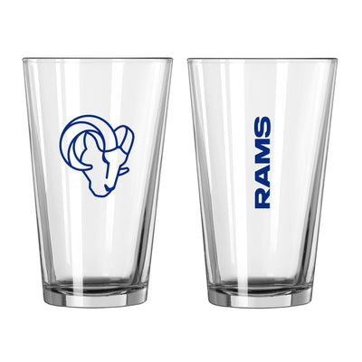 Los Angeles Rams 16oz Gameday Pint Glass - Logo Brands