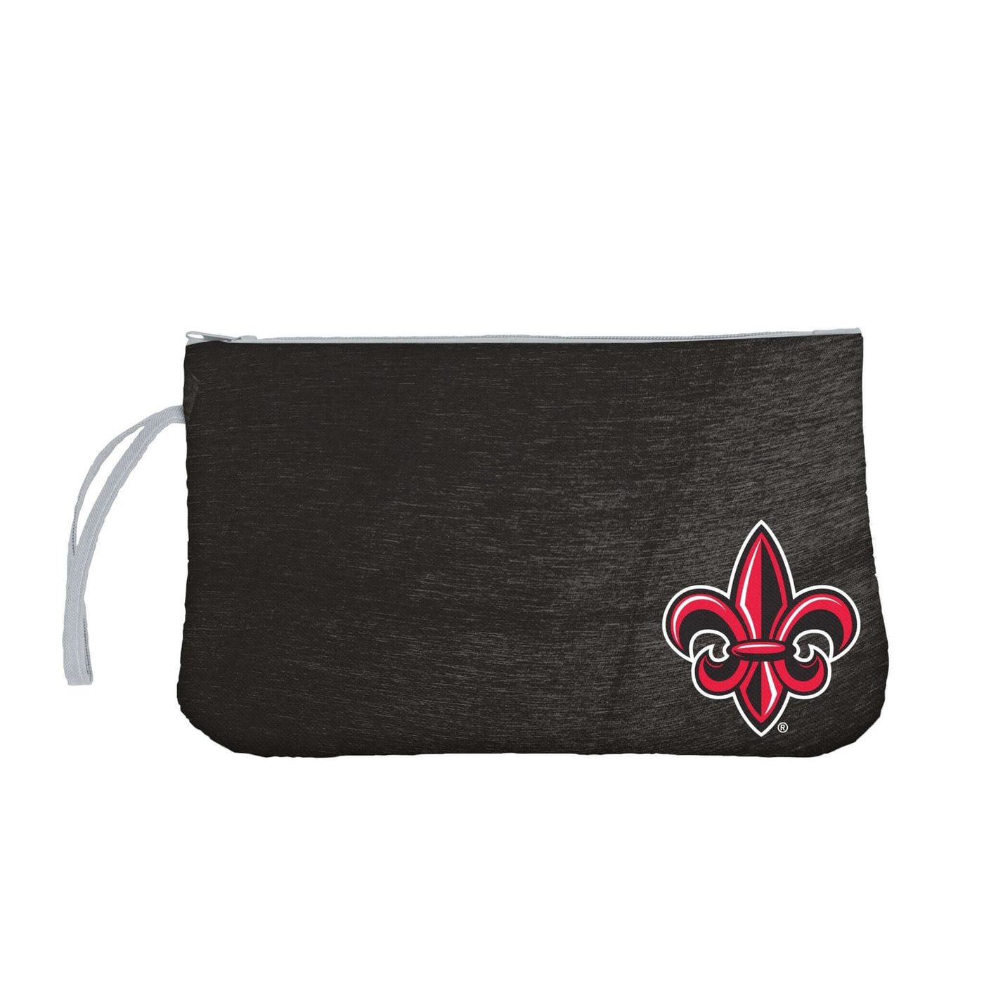 Louisiana Black Crosshatch Wristlet - Logo Brands