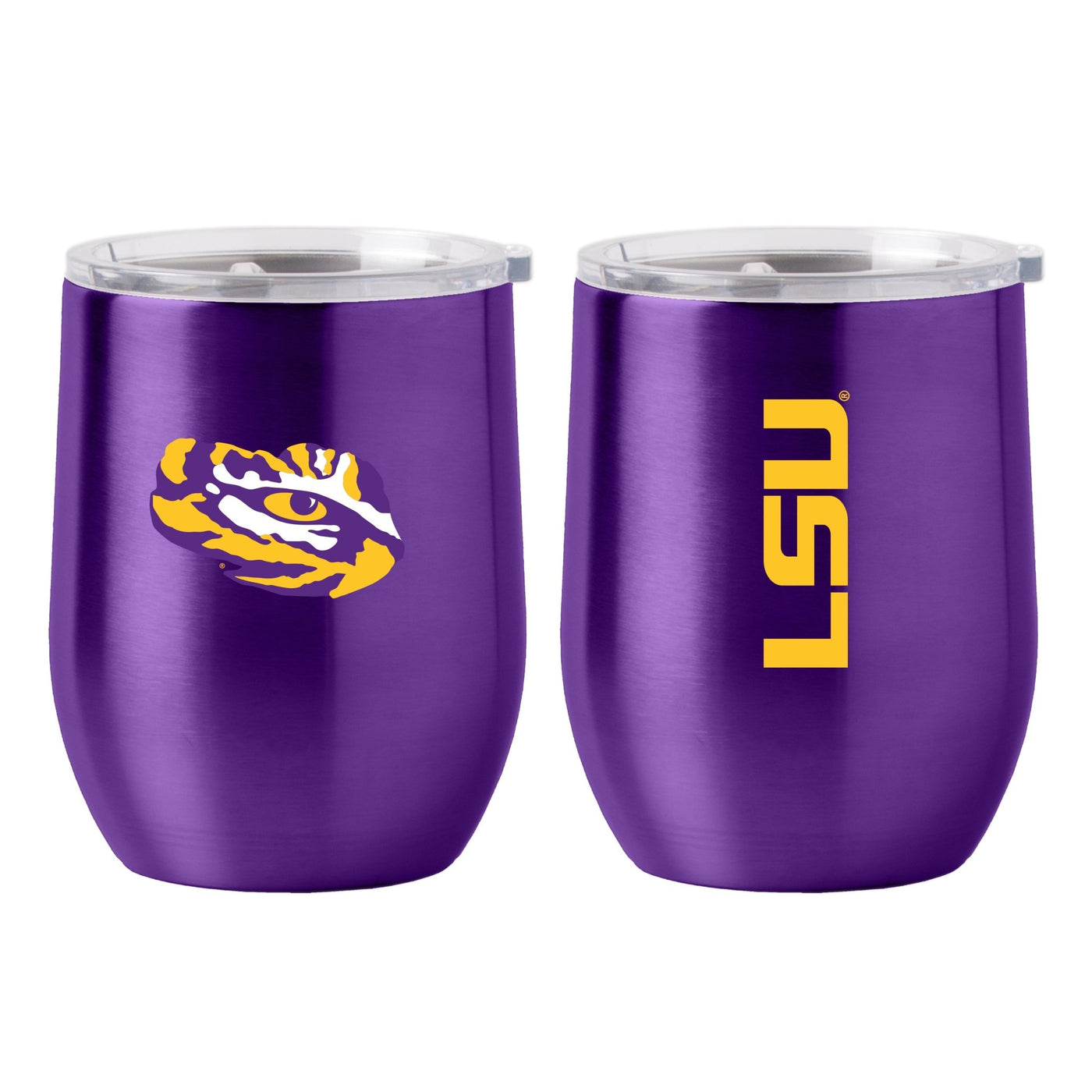 LSU 16oz Gameday Stainless Curved Beverage - Logo Brands