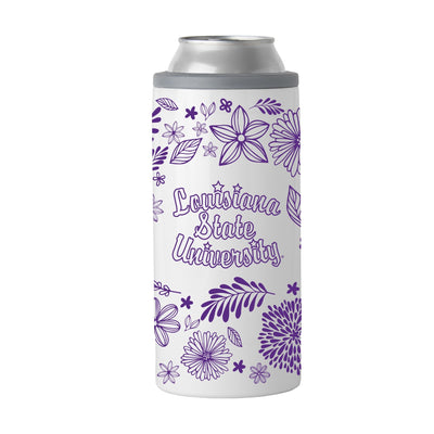 LSU Vault 12oz Botanical Slim Can Coolie - Logo Brands
