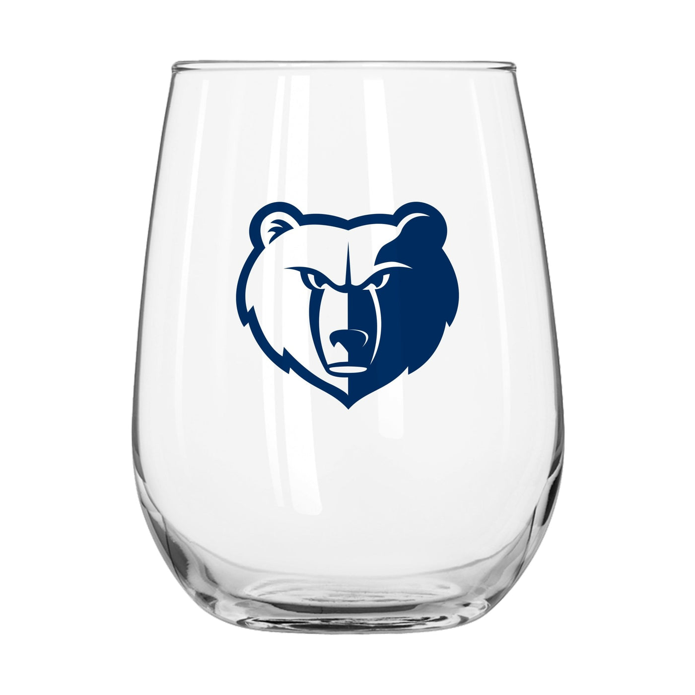 Memphis Grizzlies 16oz Gameday Curved Beverage Glass - Logo Brands