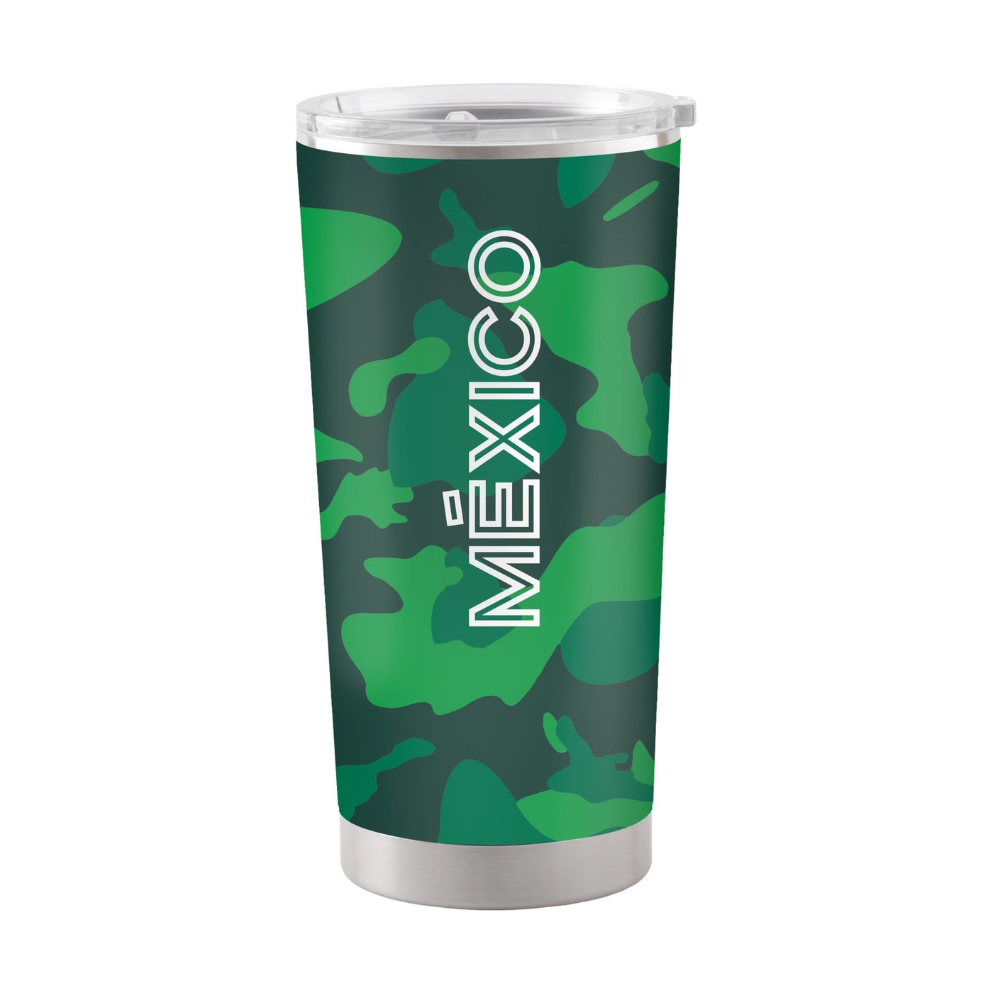 Mexico National Team 20oz Camo Stainless Steel Tumbler - Logo Brands