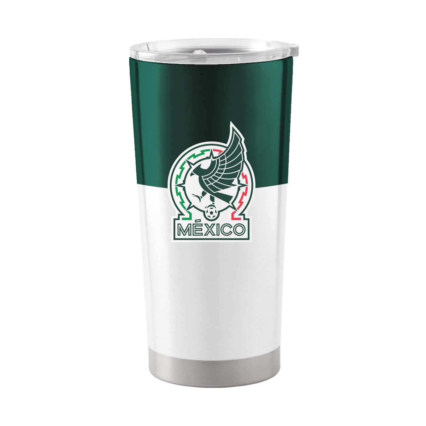 Mexico National Team 20oz Colorblock Stainless Steel Tumbler - Logo Brands
