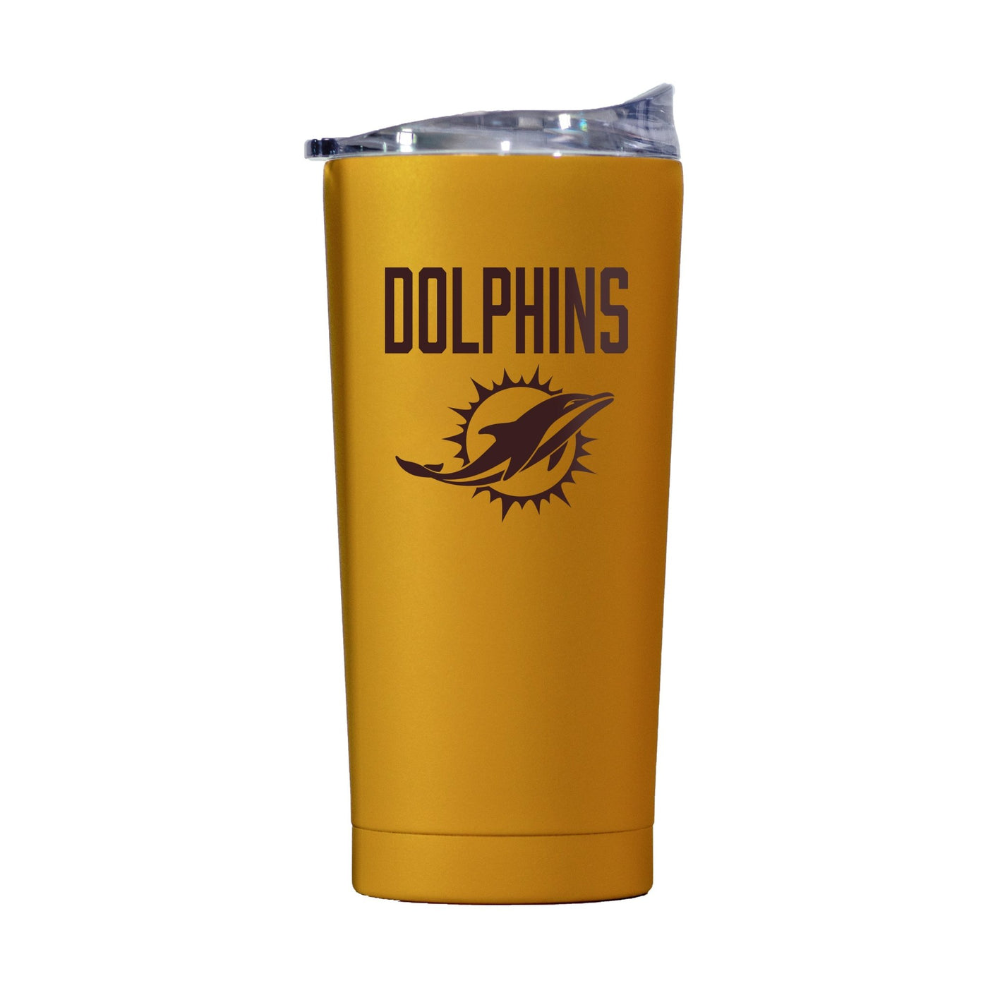 Miami Dolphins 20oz Huddle Powder Coat Tumbler - Logo Brands