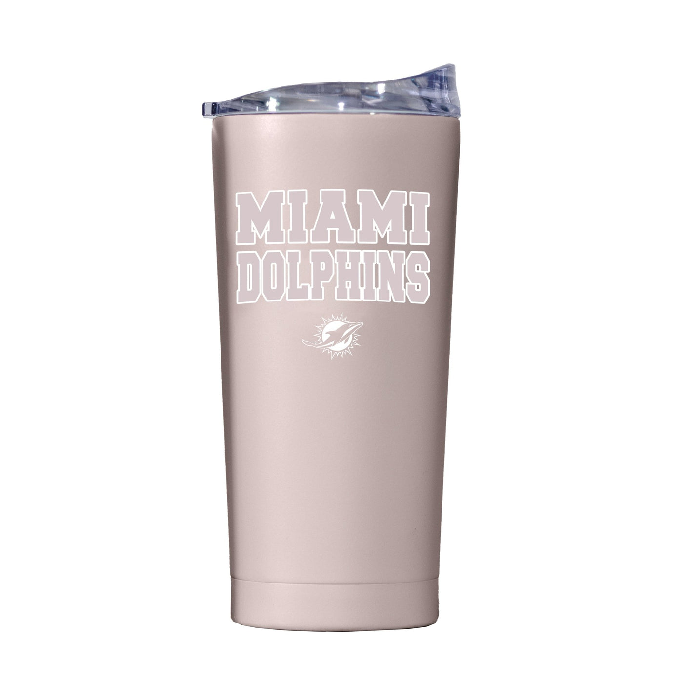 Miami Dolphins 20oz Stencil Powder Coat Tumbler - Logo Brands