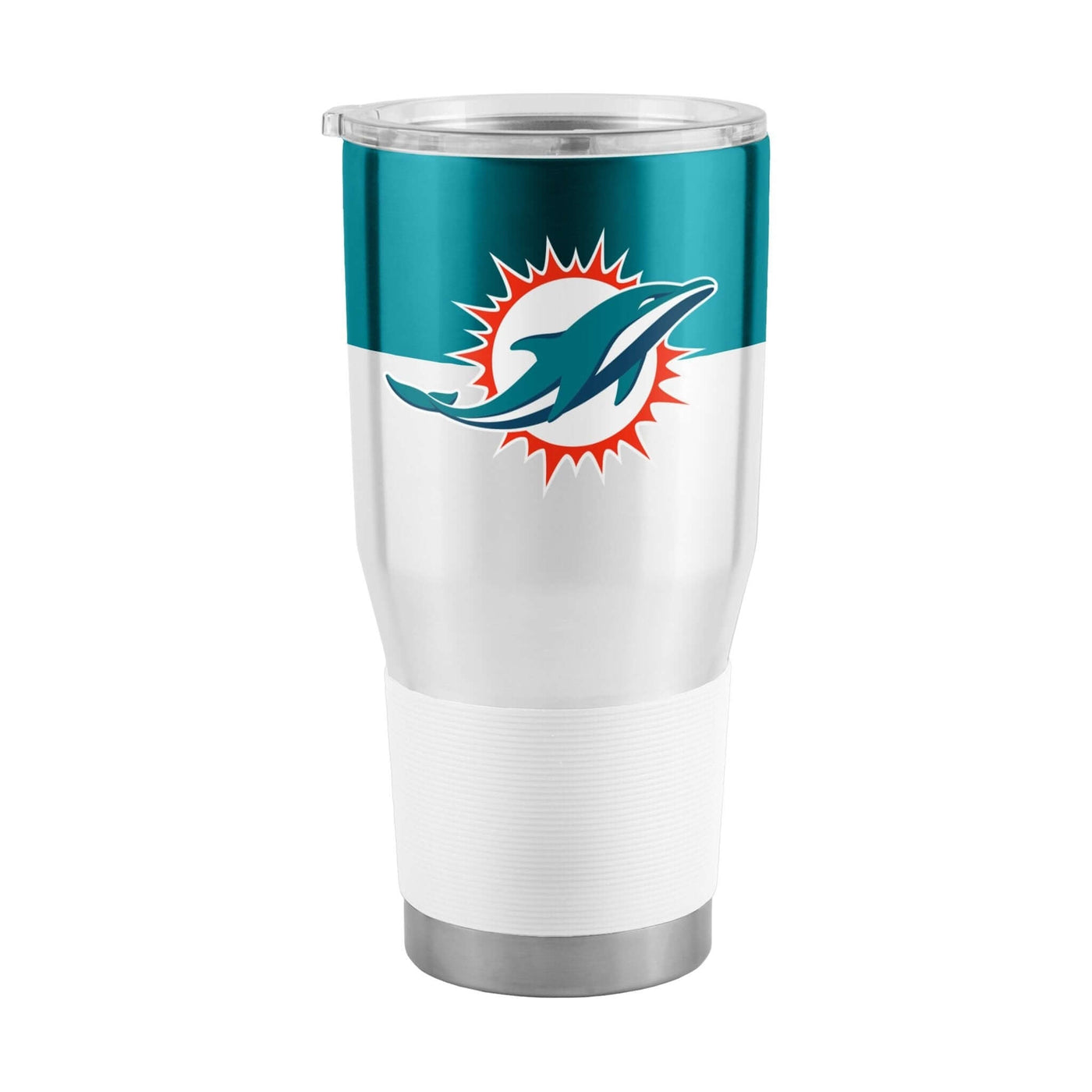 Miami Dolphins 30oz Colorblock Stainless Tumbler - Logo Brands