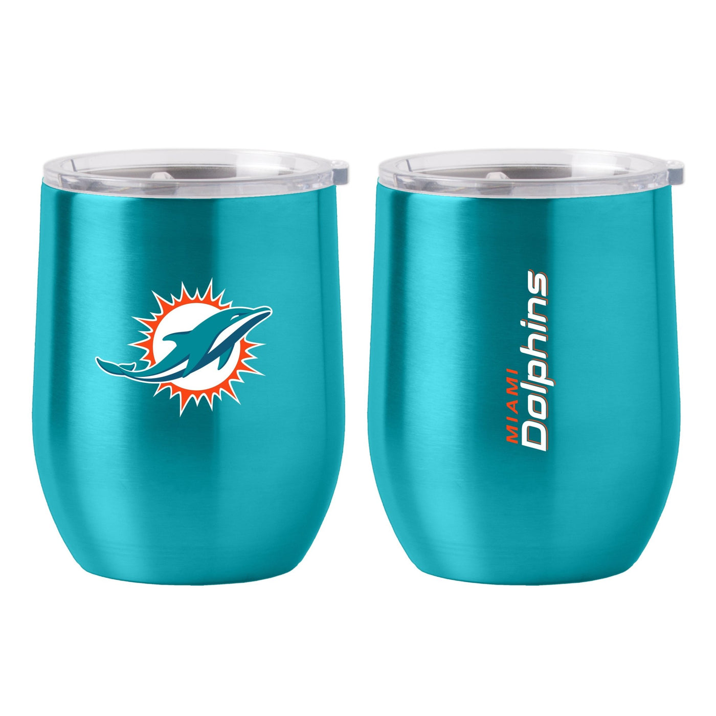 Miami Dolphins Carrot 16oz Gameday Stainless Curved Beverage - Logo Brands