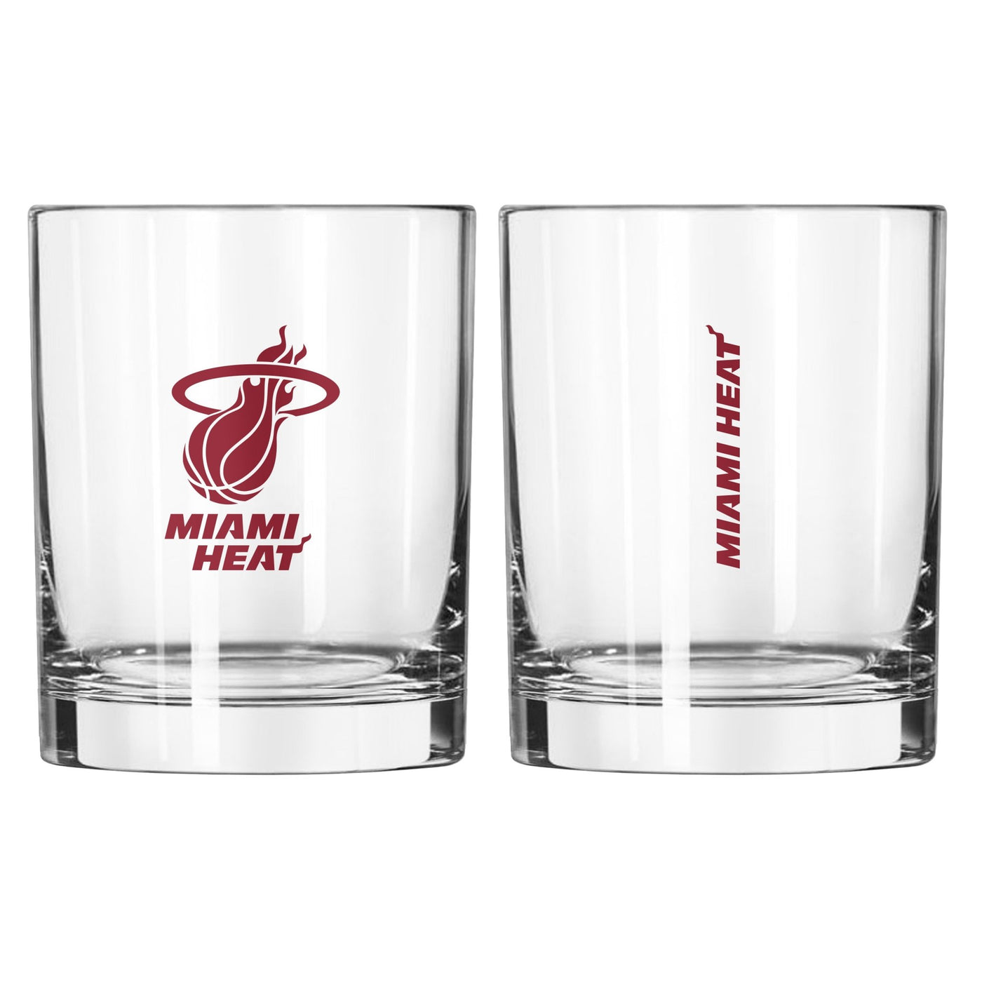 Miami Heat 14oz Gameday Rocks Glass - Logo Brands