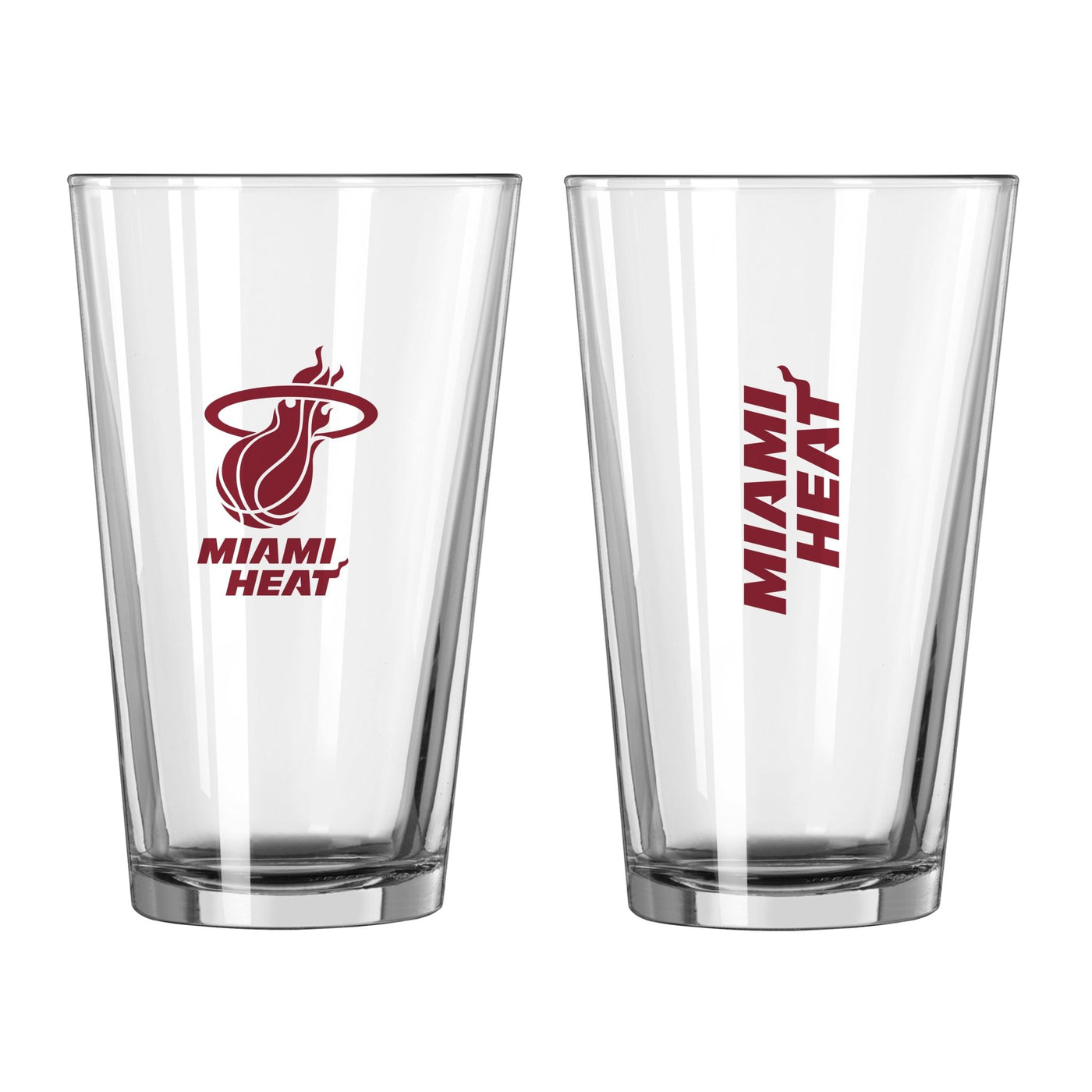 Miami Heat 16oz Gameday Pint Glass - Logo Brands