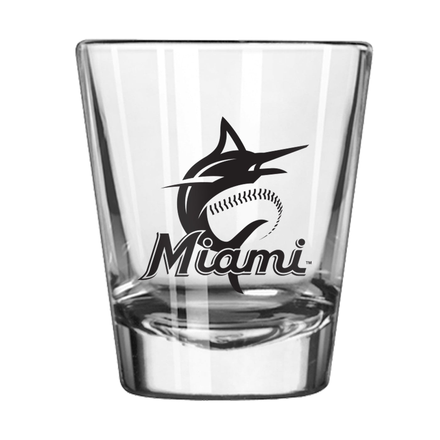Miami Marlins 2oz Gameday Shot Glass - Logo Brands