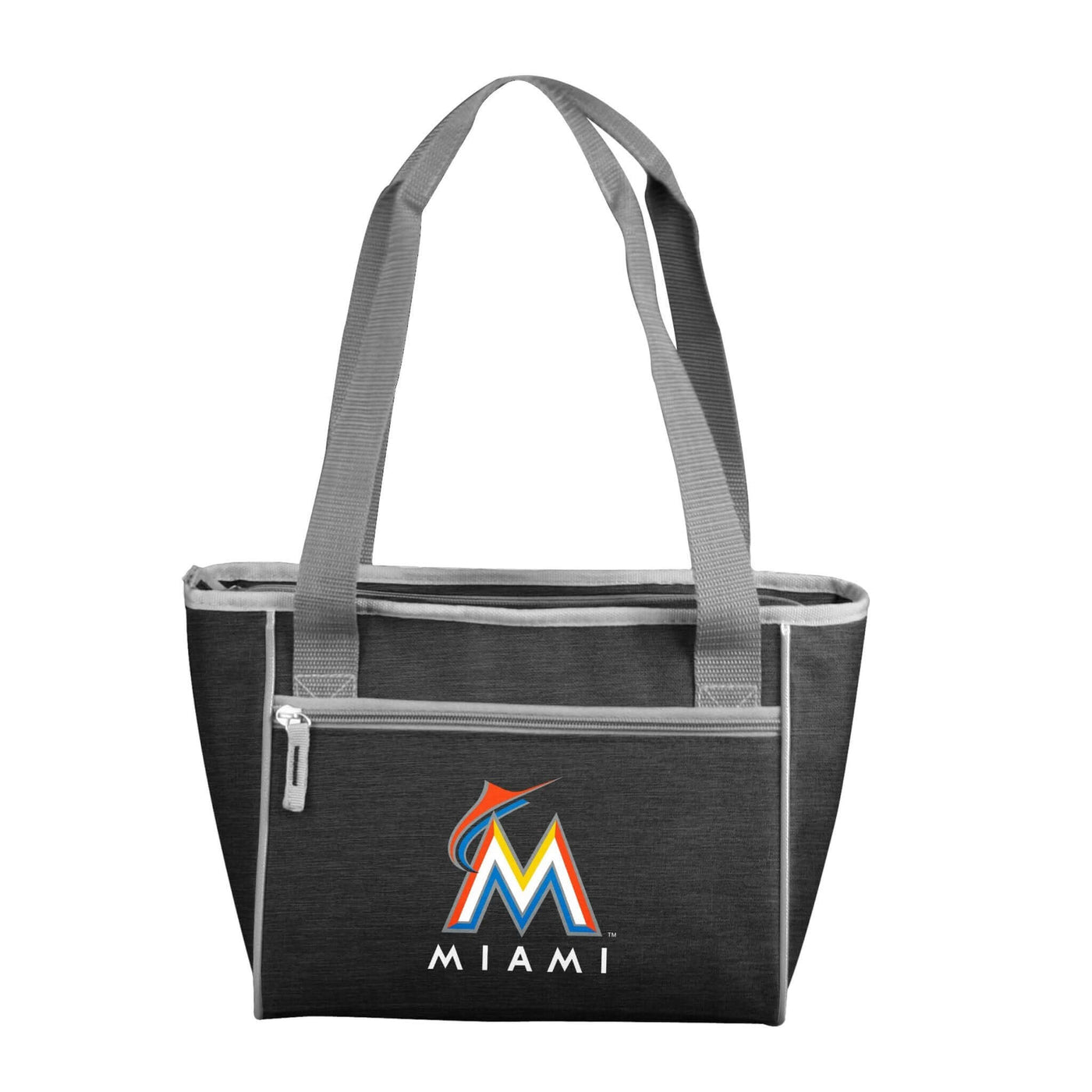 Miami Marlins Crosshatch 16 Can Cooler Tote - Logo Brands