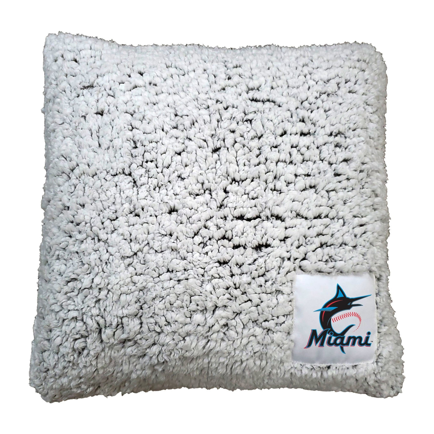 Miami Marlins Frosty Throw Pillow - Logo Brands