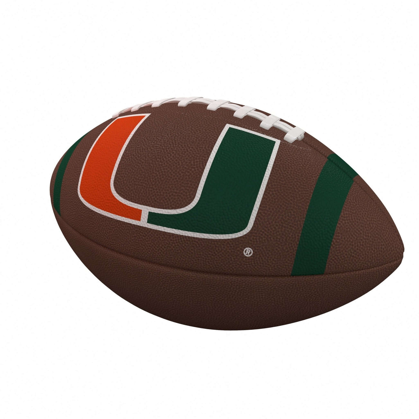 Miami Team Stripe Official-Size Composite Football - Logo Brands