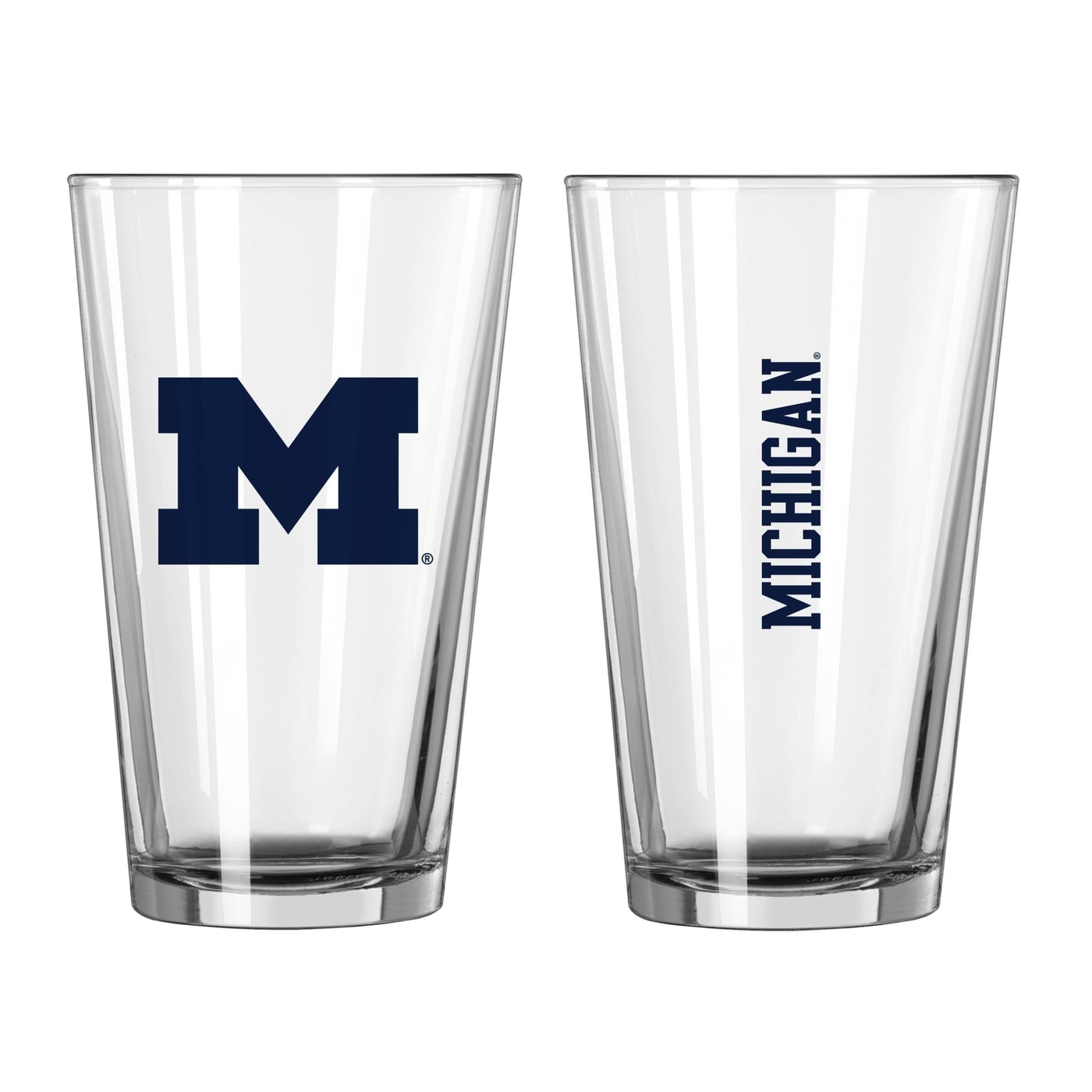 Michigan 16oz Gameday Pint Glass - Logo Brands