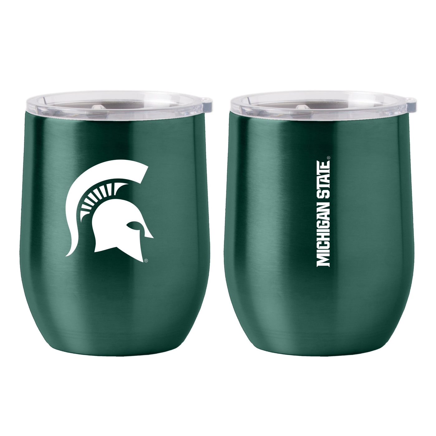 Michigan State 16oz Gameday Stainless Curved Beverage - Logo Brands