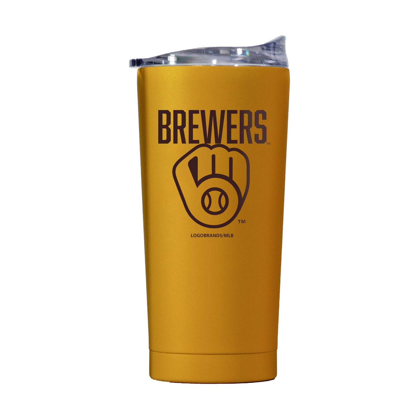 Milwaukee Brewers 20oz Huddle Powder Coat Tumbler - Logo Brands