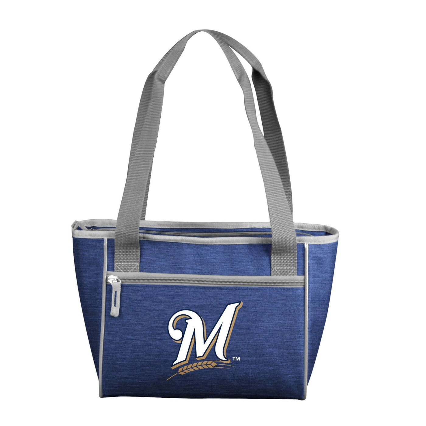 Milwaukee Brewers Crosshatch 16 Can Cooler Tote - Logo Brands