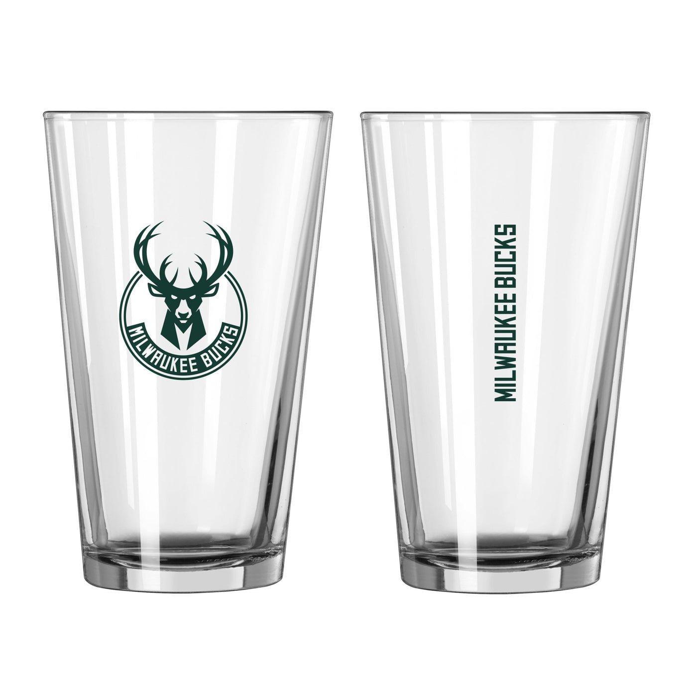 Milwaukee Bucks 16oz Gameday Pint Glass - Logo Brands