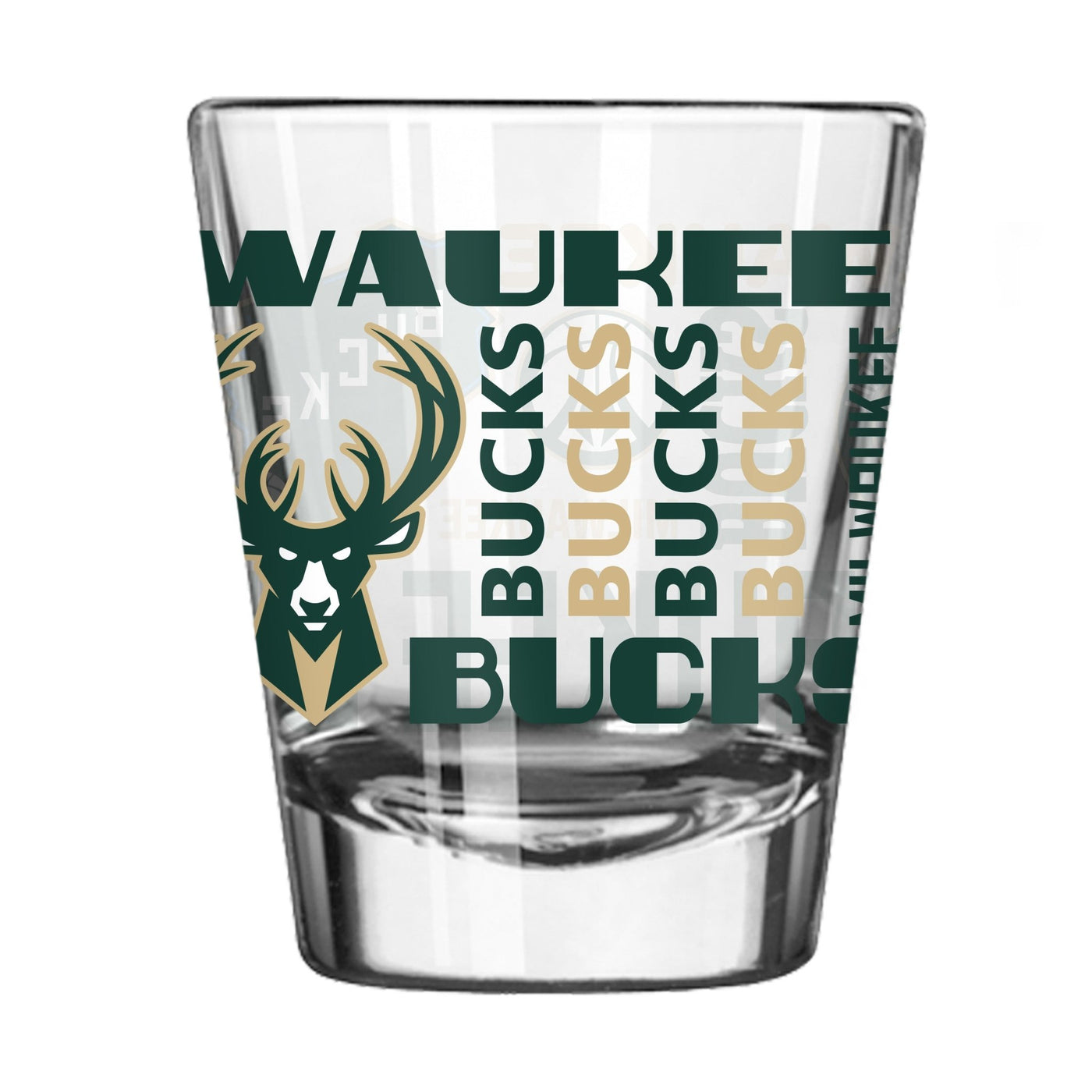 Milwaukee Bucks 2oz Spirit Shot Glass - Logo Brands