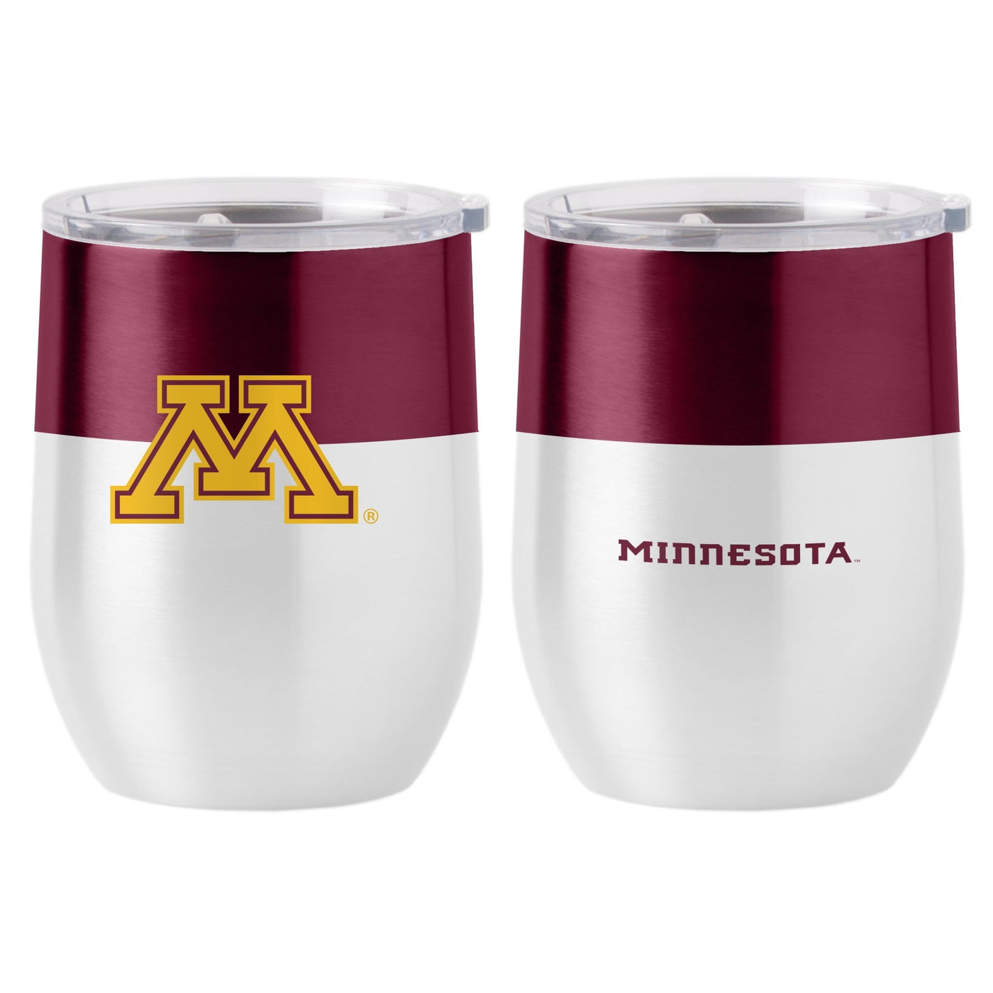 Minnesota 16oz Colorblock Stainless Curved Beverage - Logo Brands