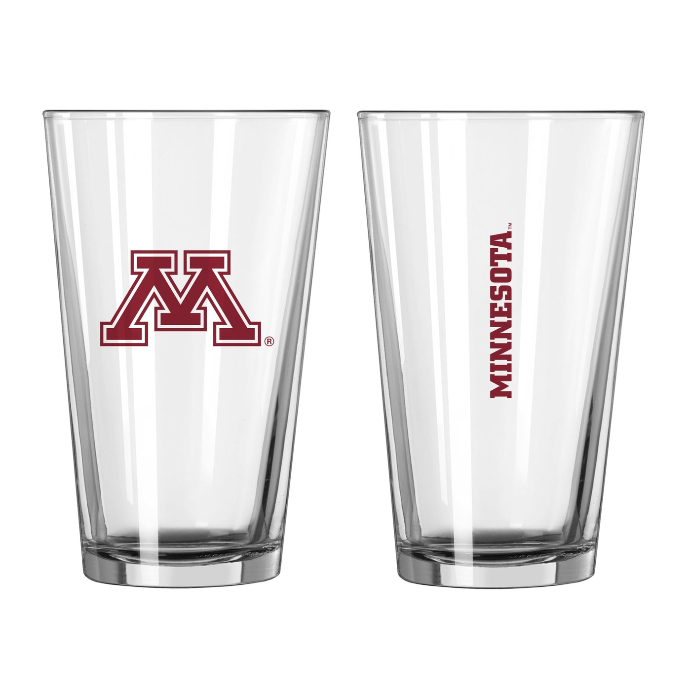 Minnesota 16oz Gameday Pint Glass - Logo Brands