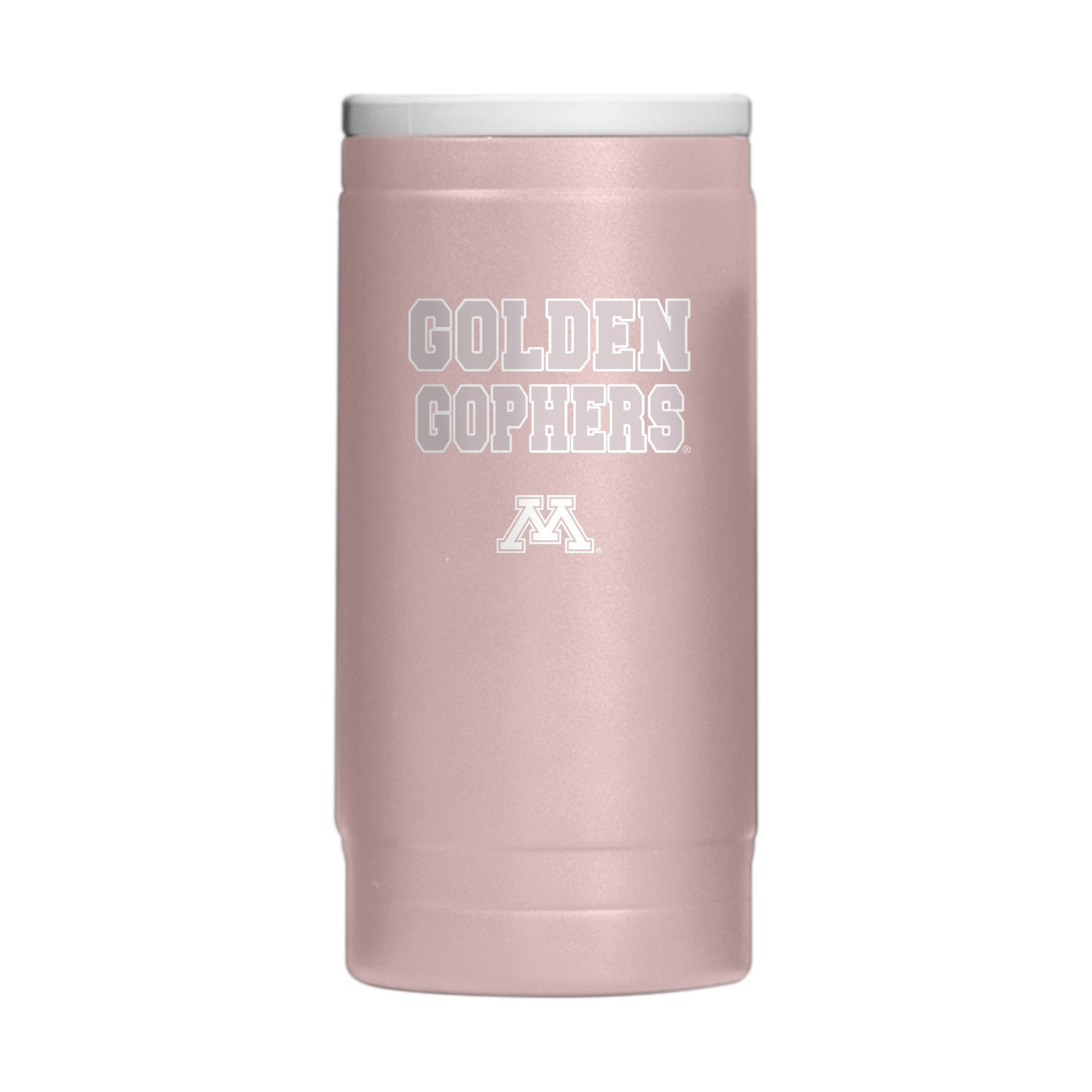 Minnesota Stencil Powder Coat Slim Can Coolie - Logo Brands